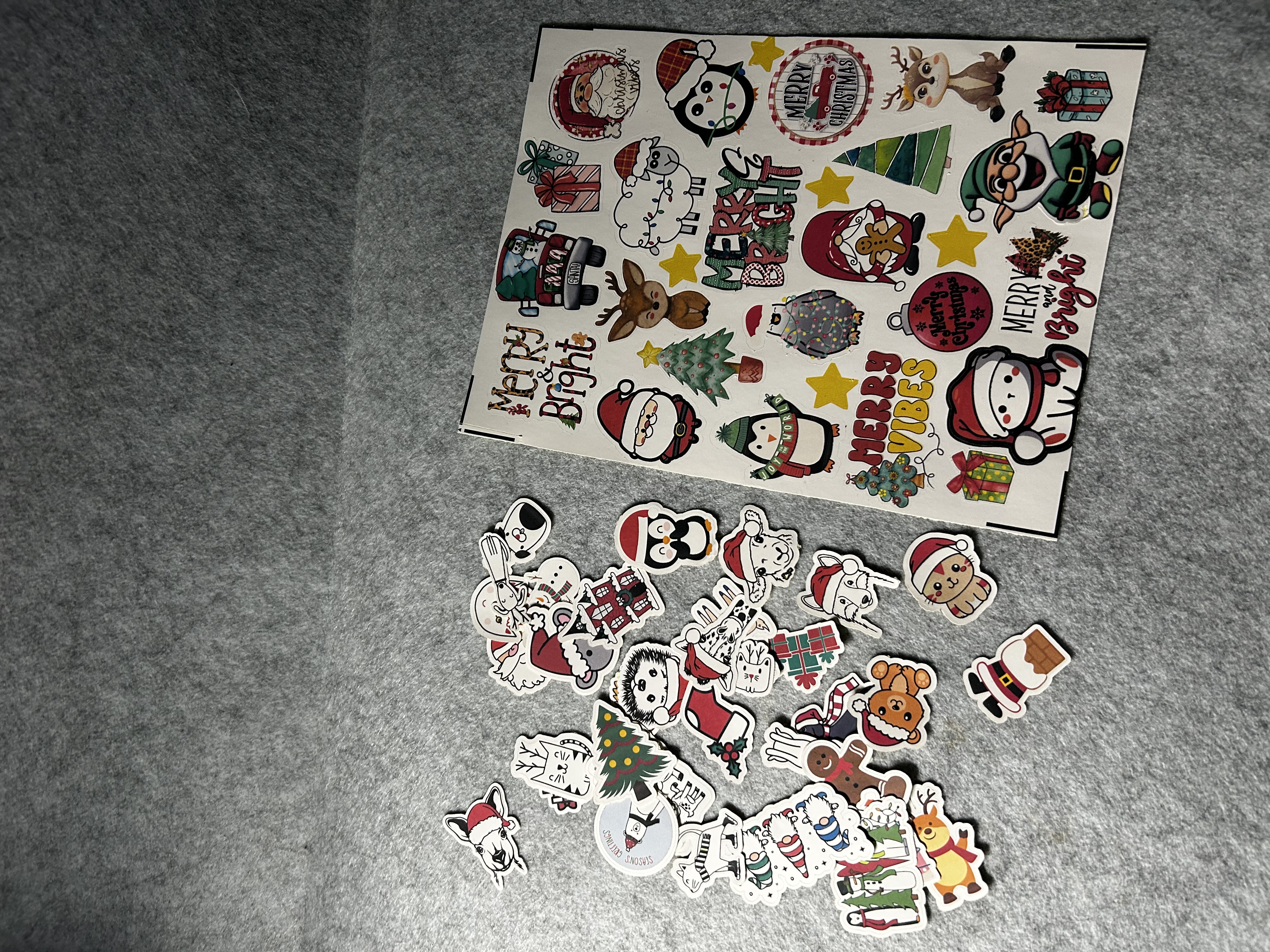Christmas stickers