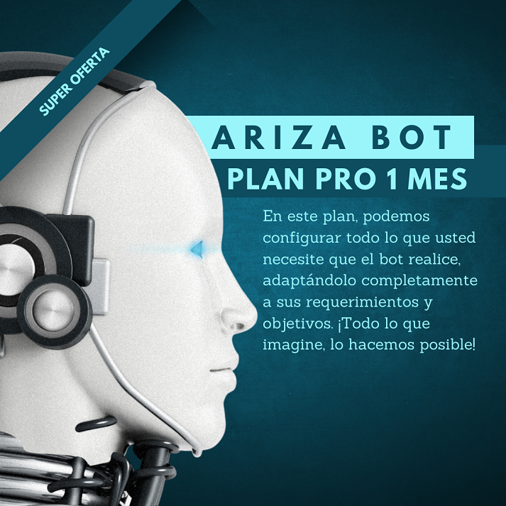 Ariza Bot Plan Pro 1 Mes