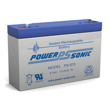 Power Sonic PS-670 Sealed Rechargeable Battery