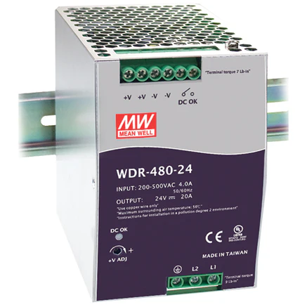 Mean Well WDR-480-24 Power Supply
