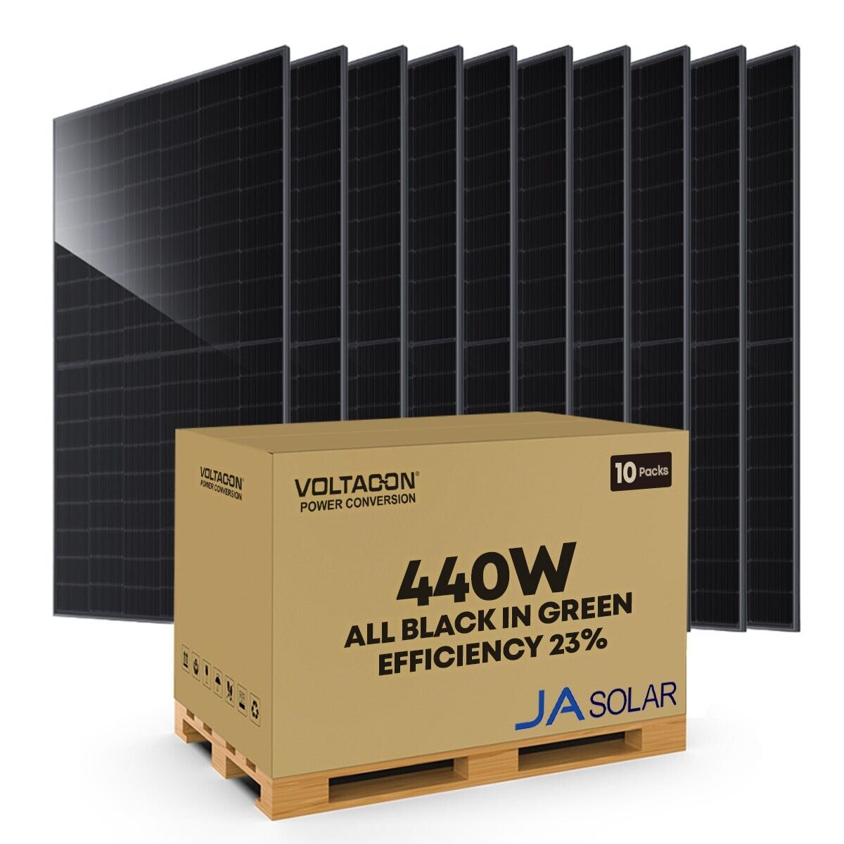 JA Solar 440W All Black Solar Panels
