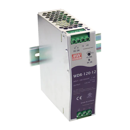 Mean Well WDR-120-12 DIN Rail Power Supply