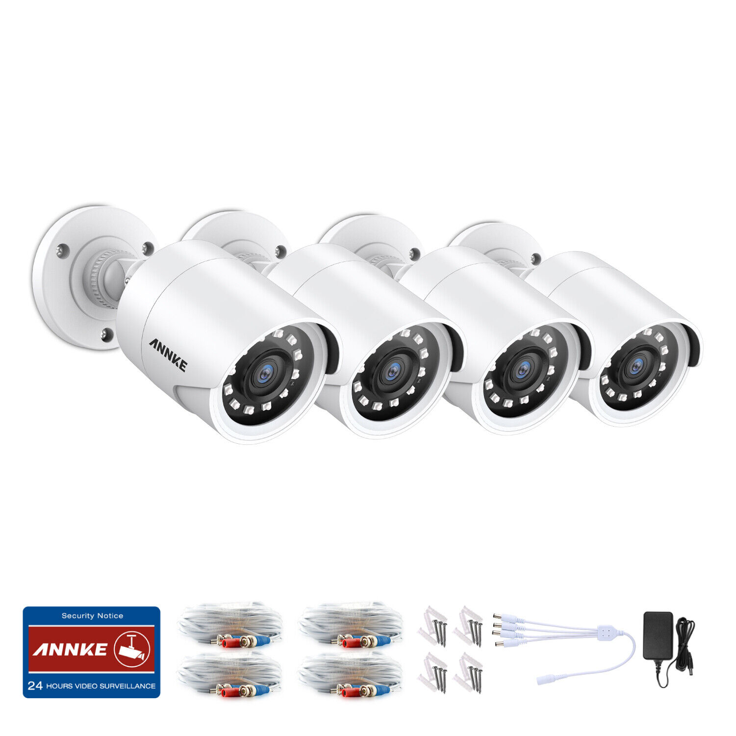 ANNKE 4-Pack Security Cameras