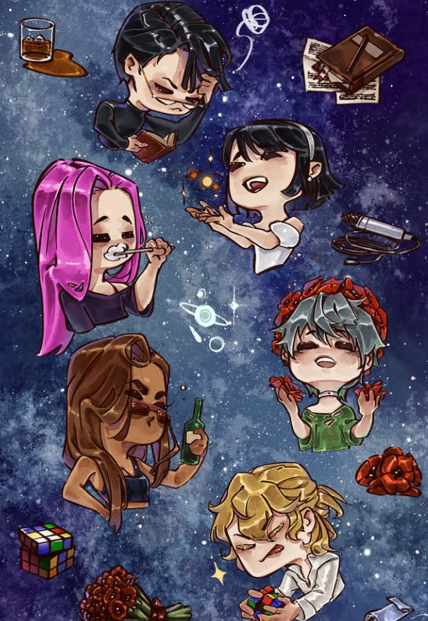Alien Stage Hobby serie - sticker sheet