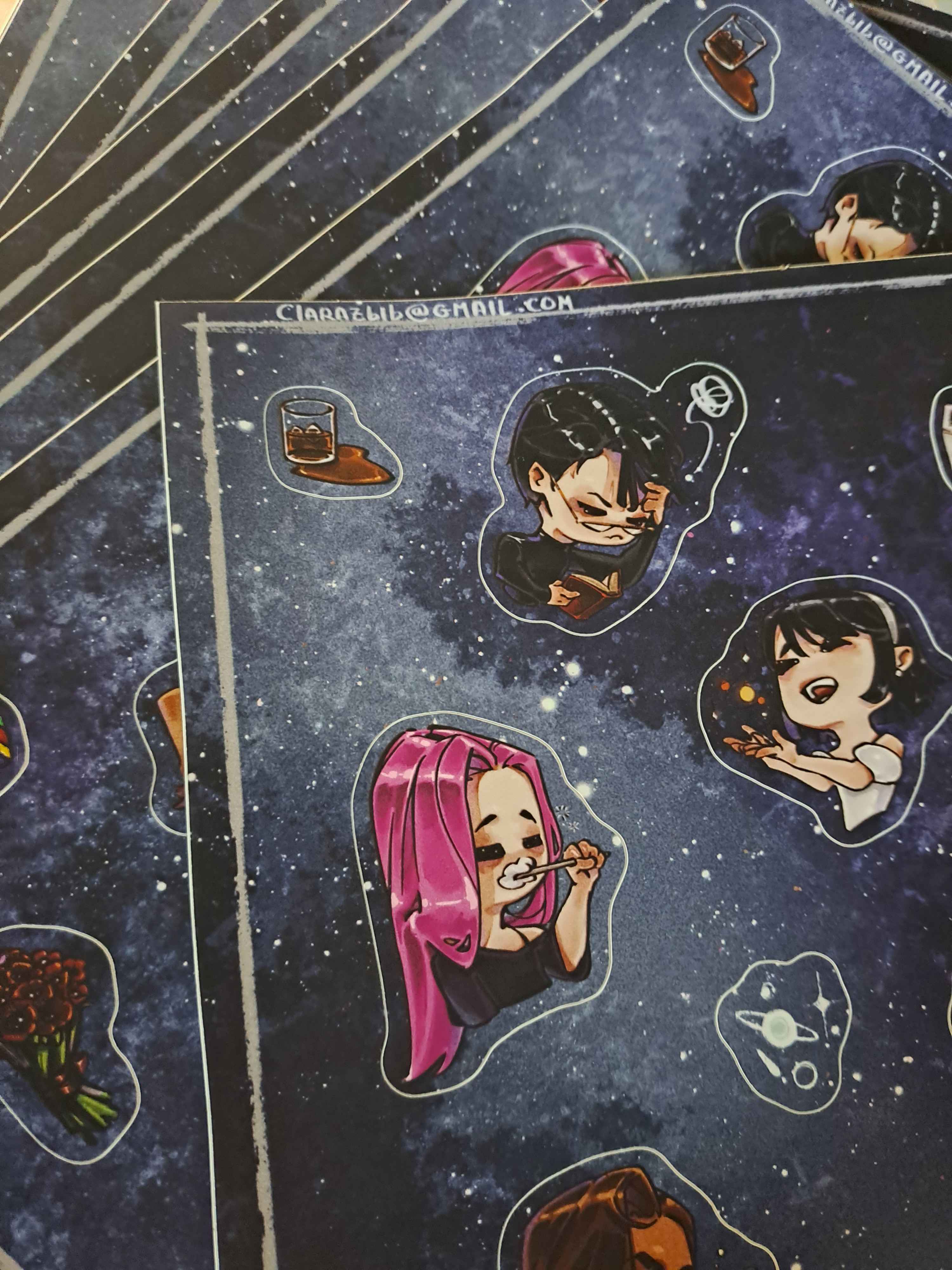 Alien Stage Hobby serie - sticker sheet