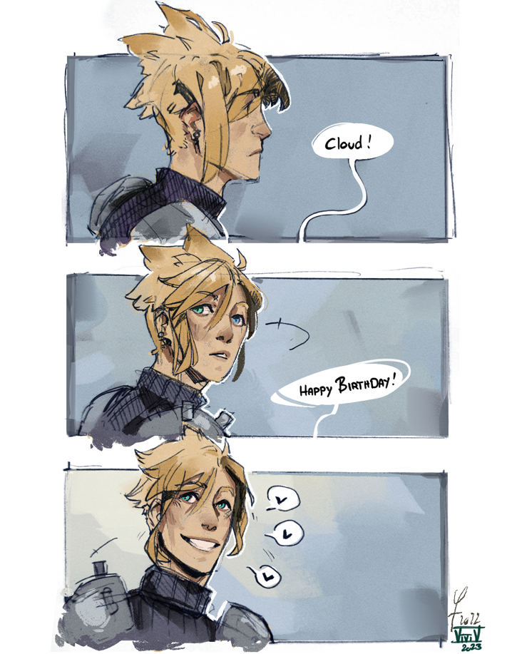 Happy Birthday Cloud - A5 print