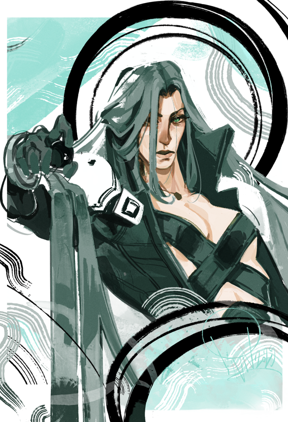Sephiroth F - A4 print