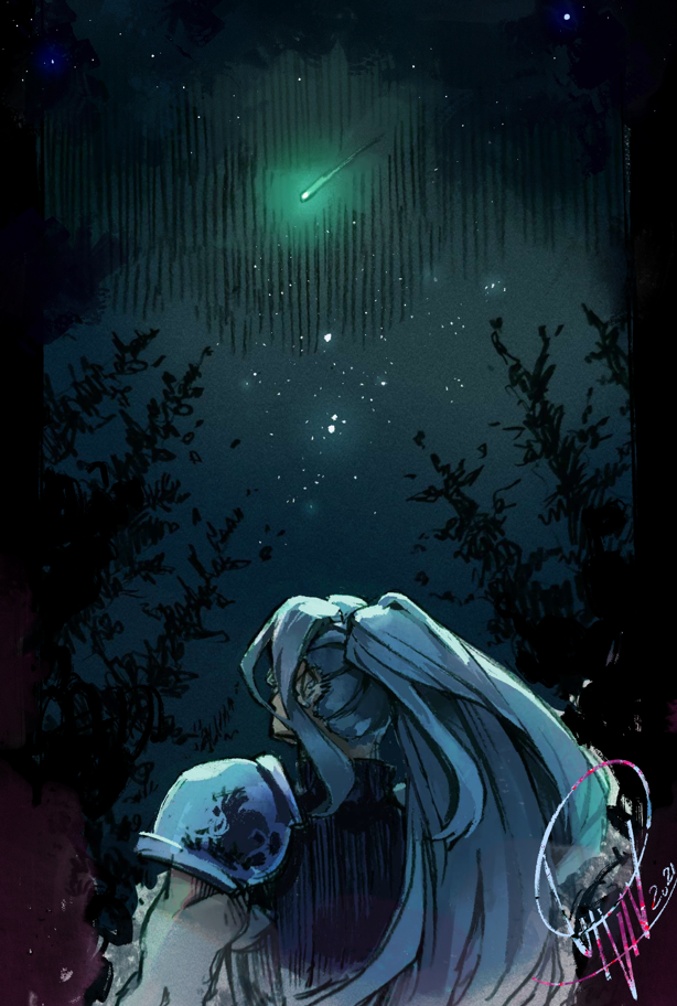Sephiroth meteor - A5 print