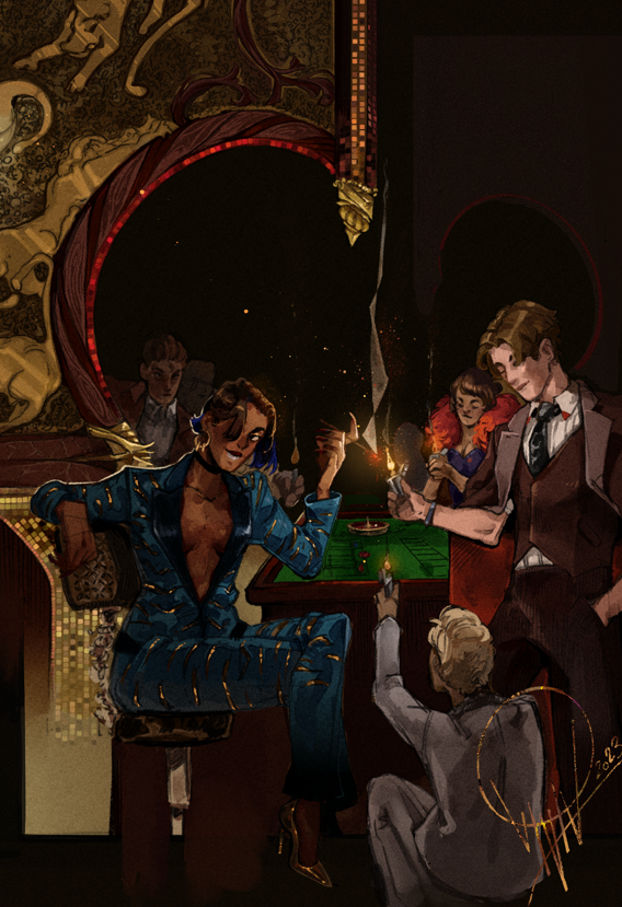 Kether's casino - A4 print