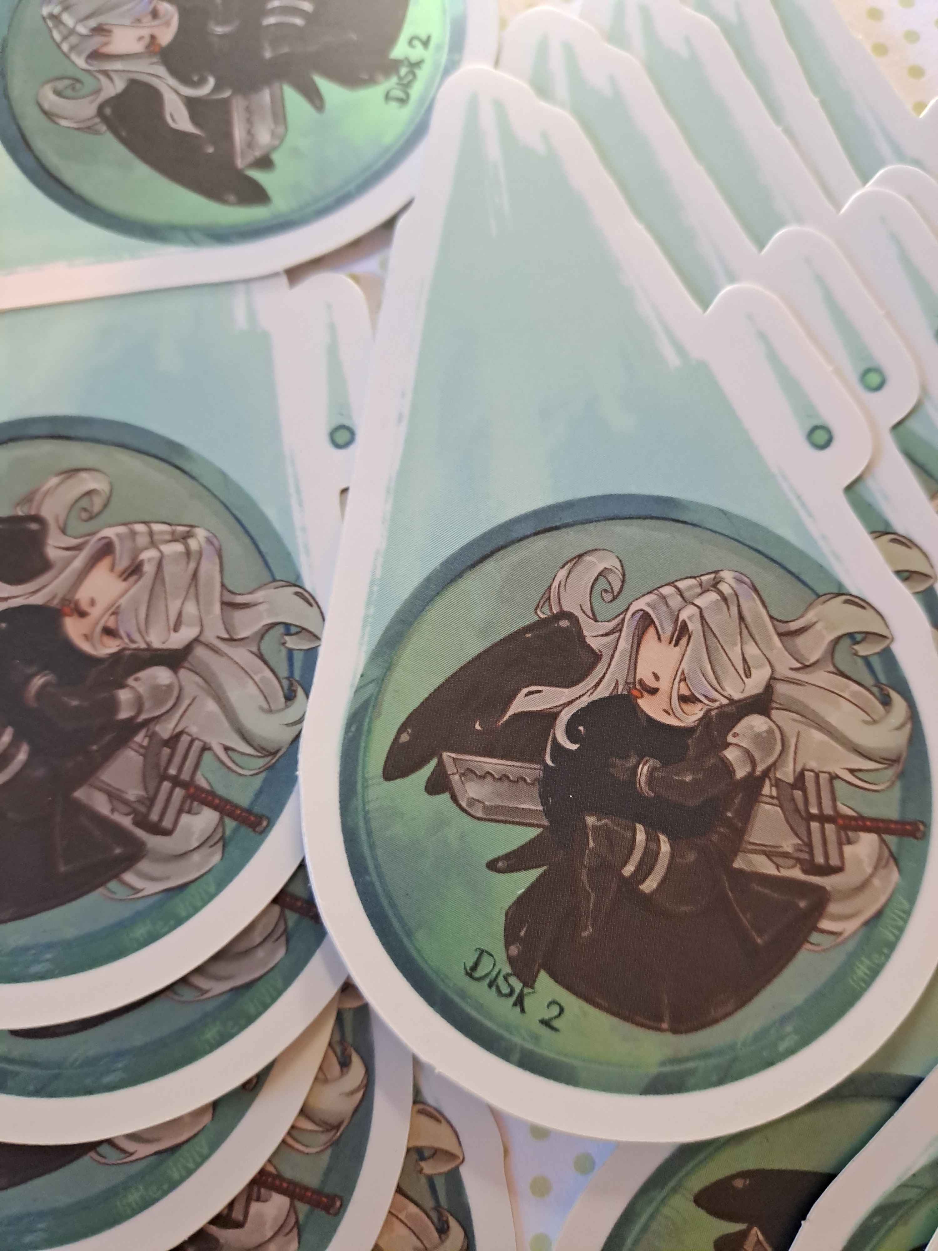 Sephiroth meteor Disk 2 - Sticker