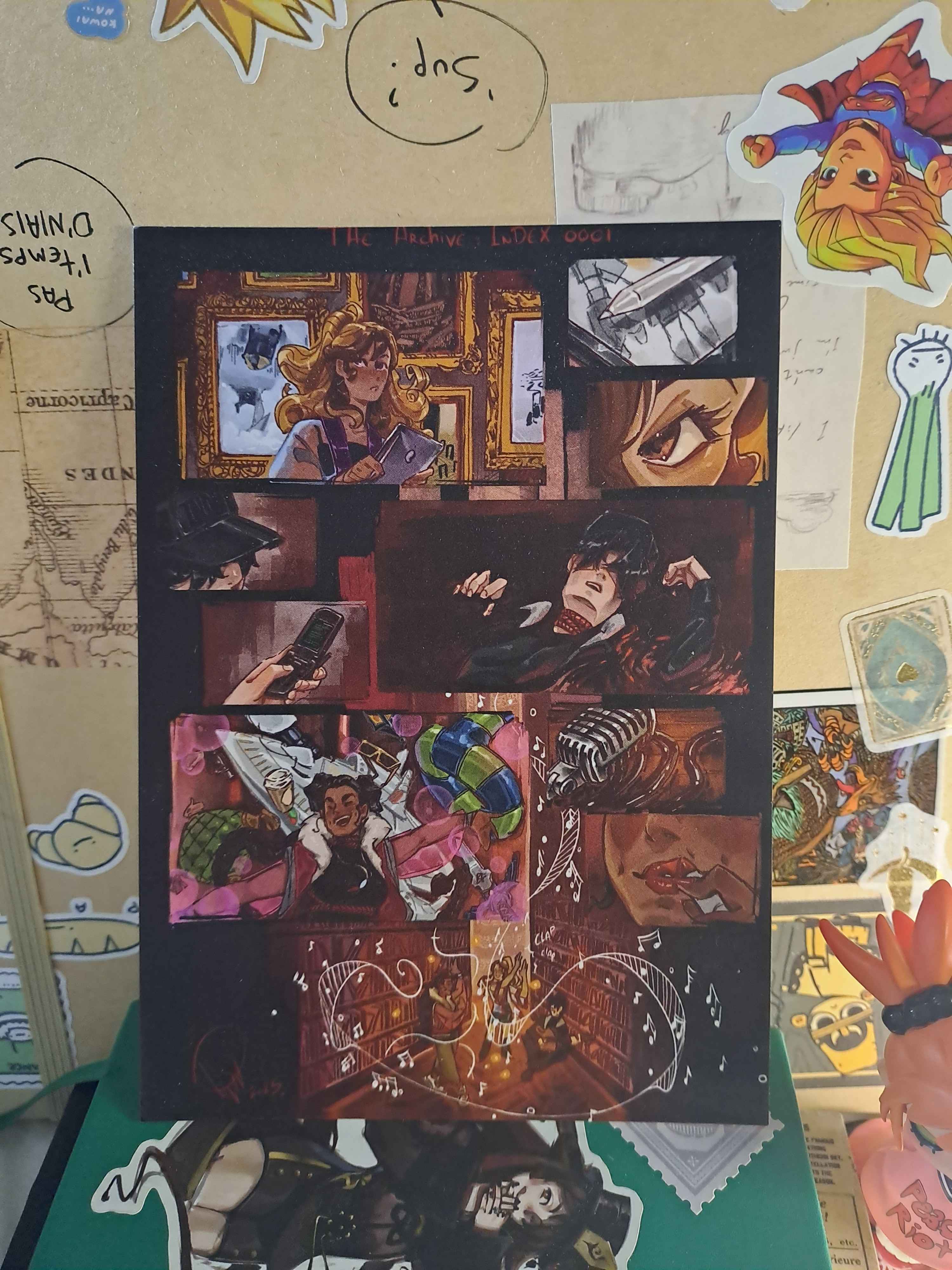 Intruders in the Archive - A6 print