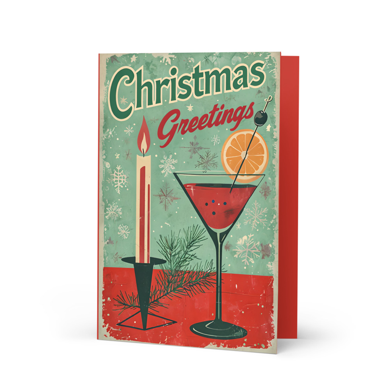 Retro Christmas Card