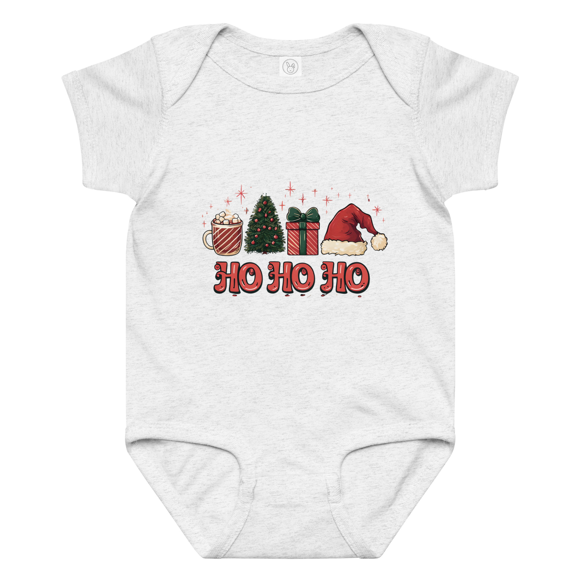 "Ho Ho Ho" Baby Bodysuit