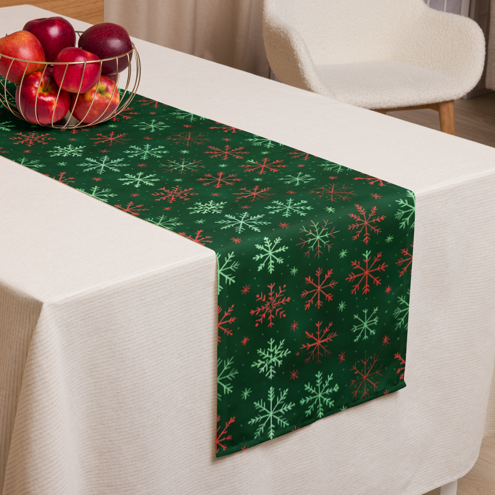 Snowflakes Table Runner
