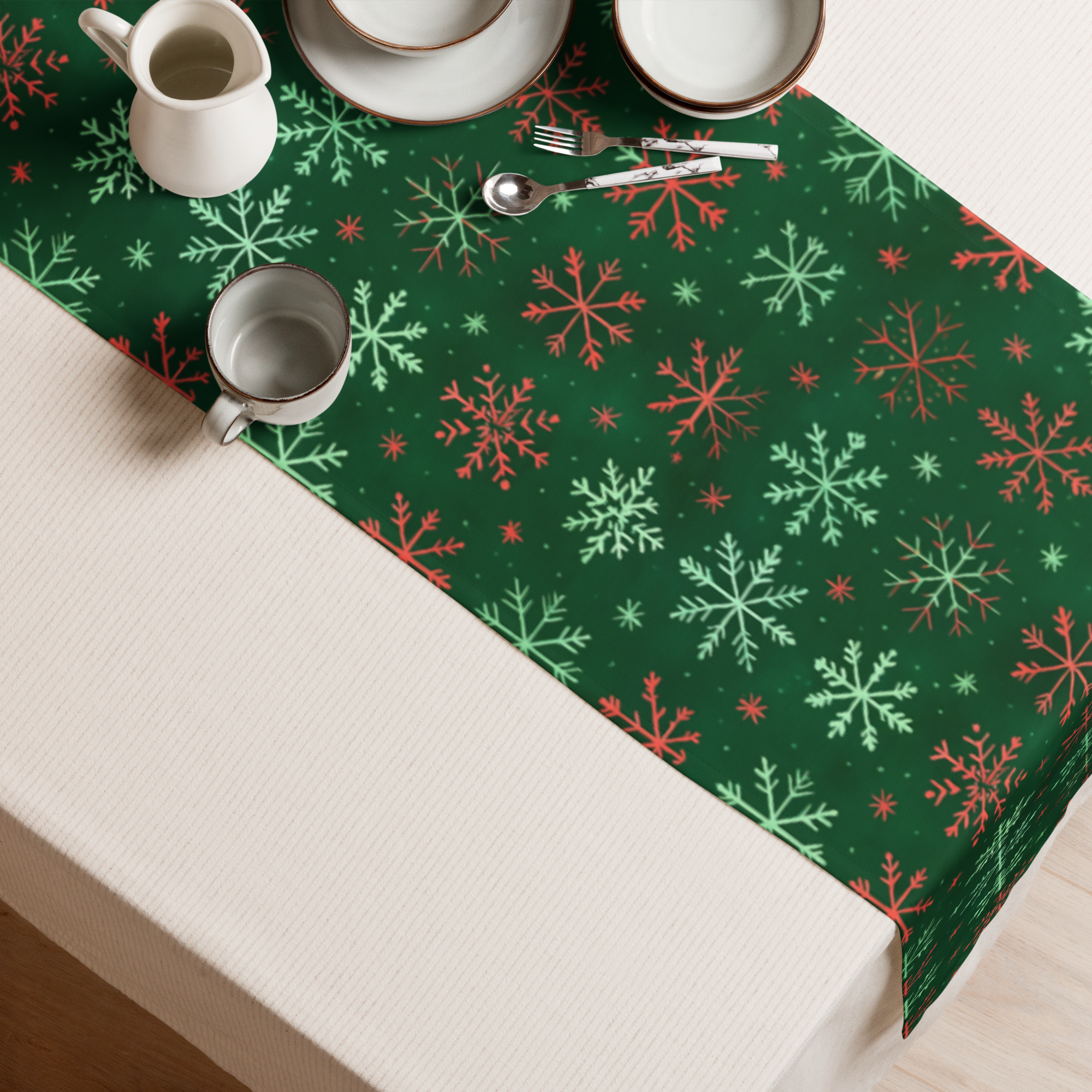 Snowflakes Table Runner