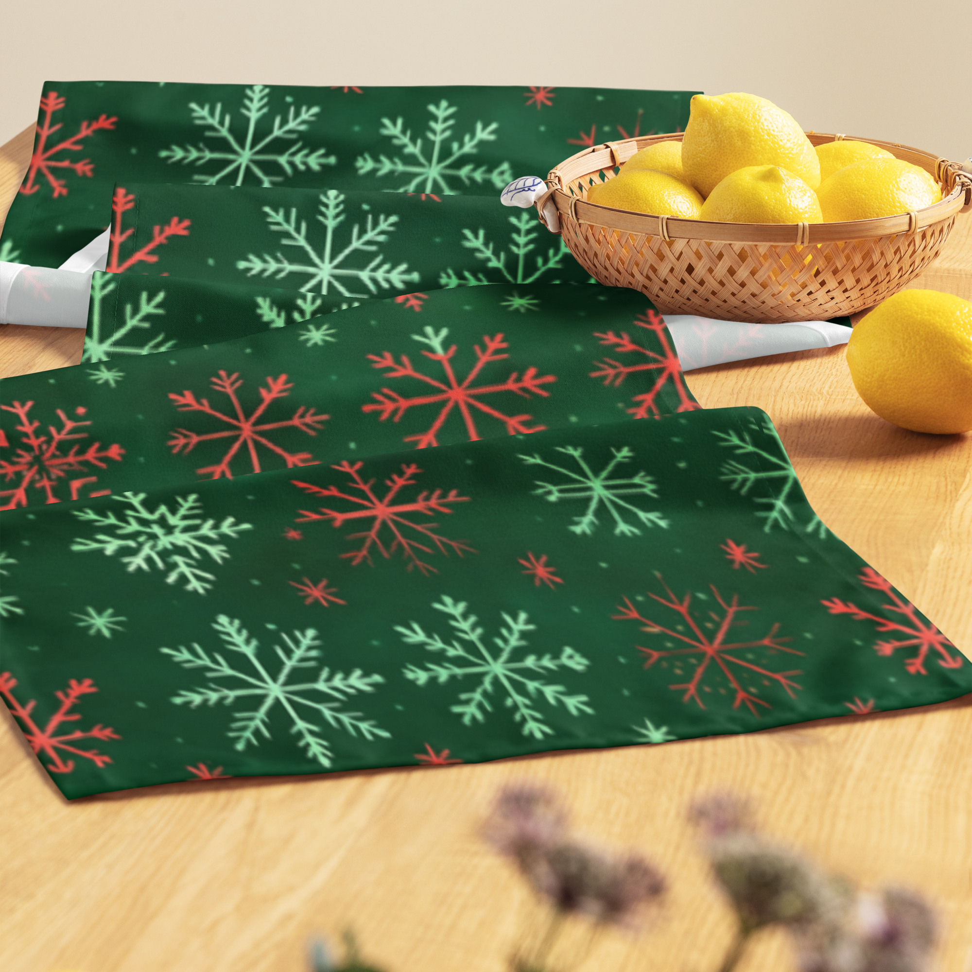 Snowflakes Table Runner