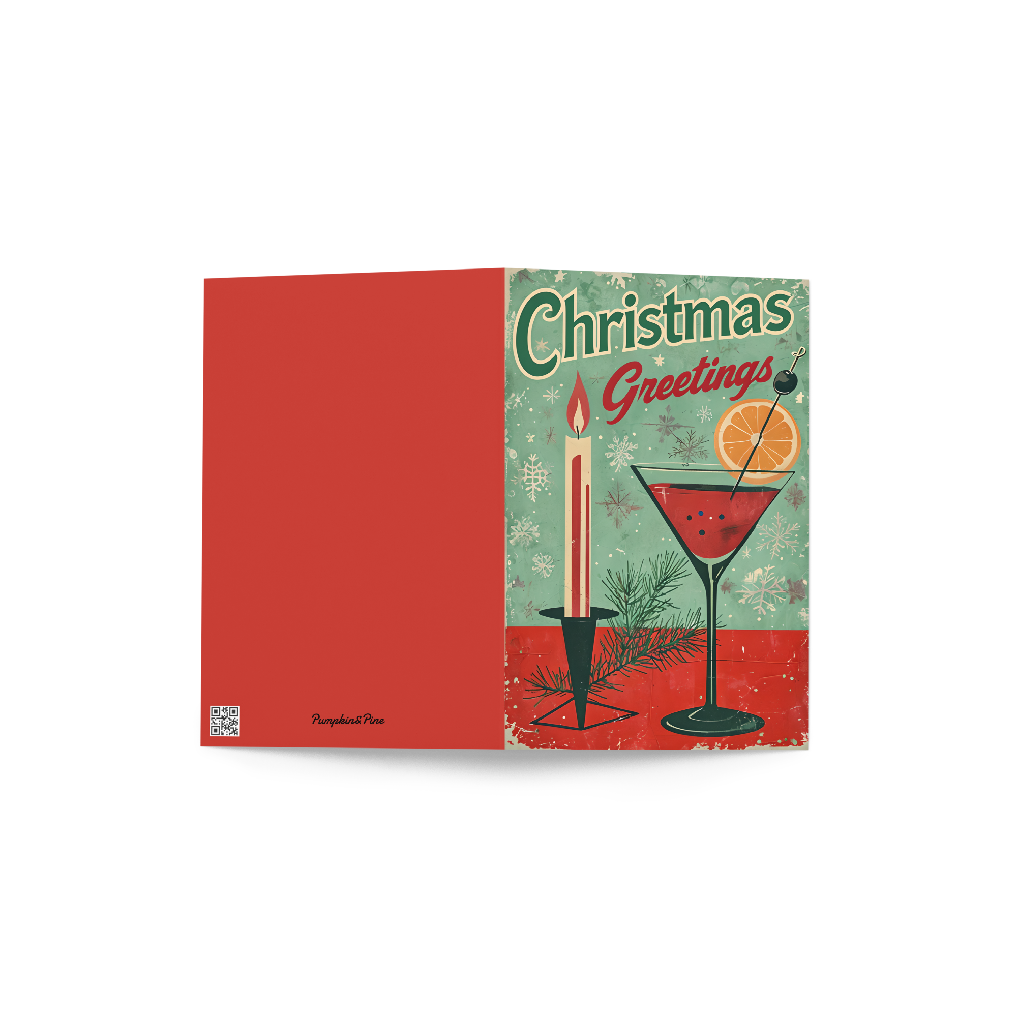 Retro Christmas Card