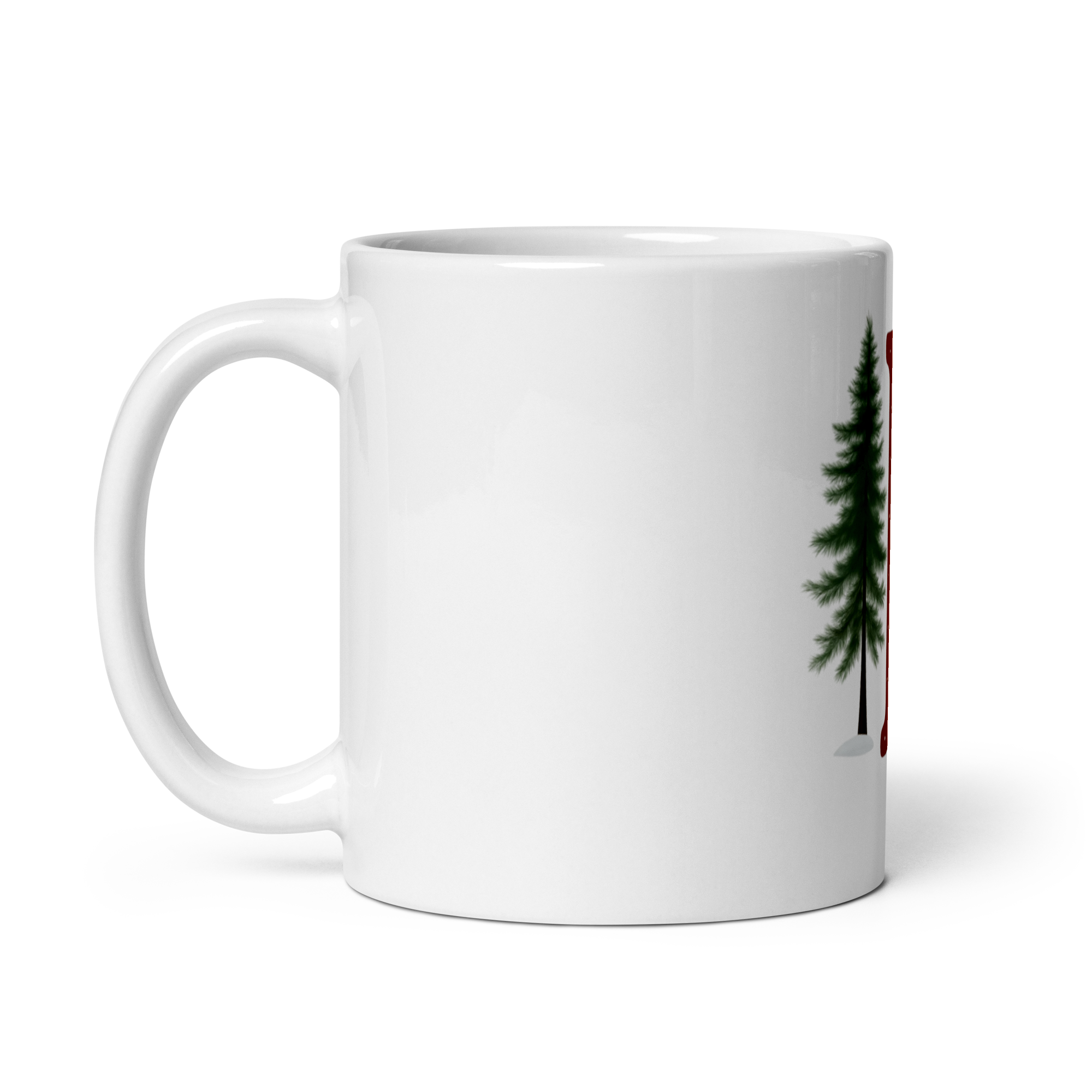 Custom Initial Christmas Mug - "M"