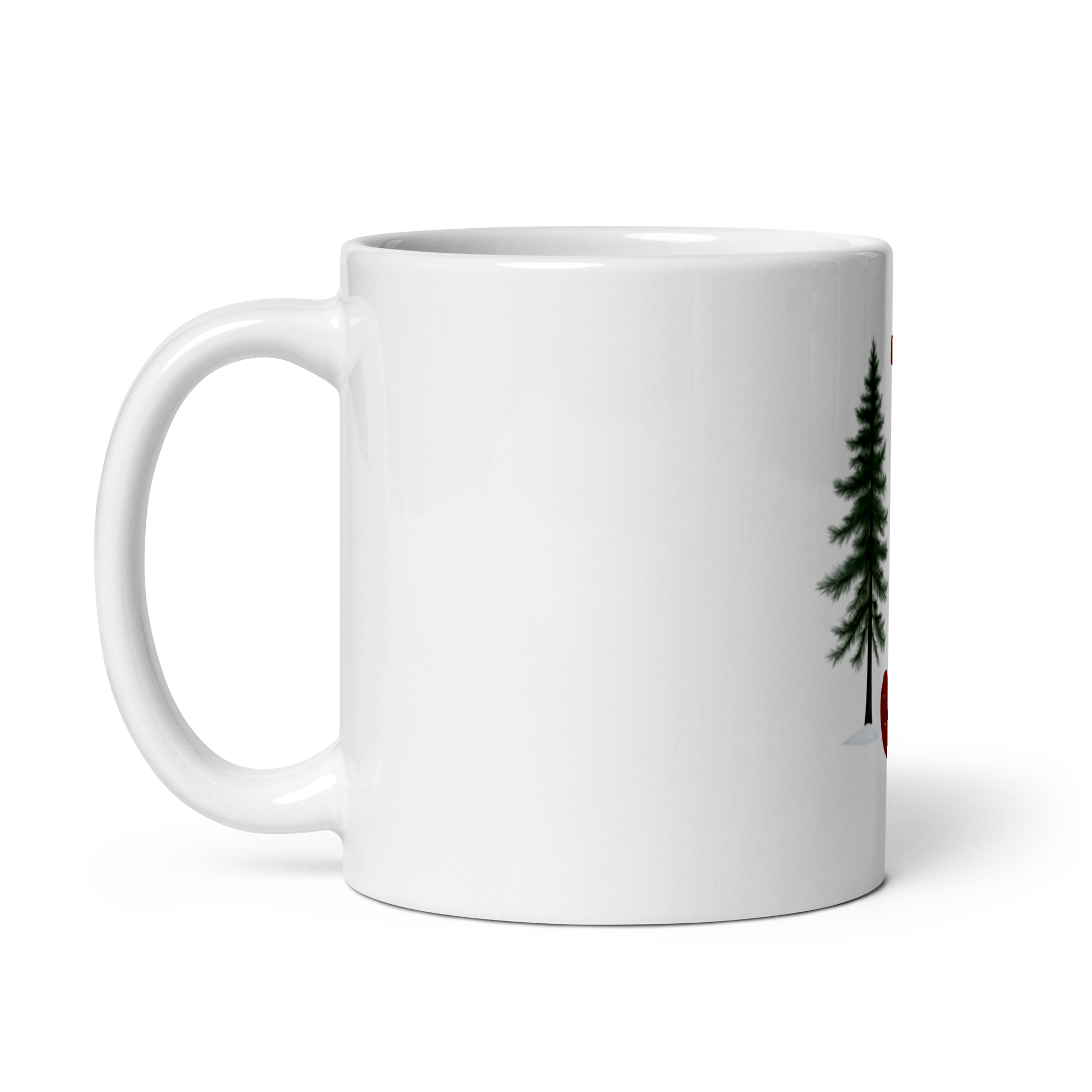Custom Initial Christmas Mug - "M"