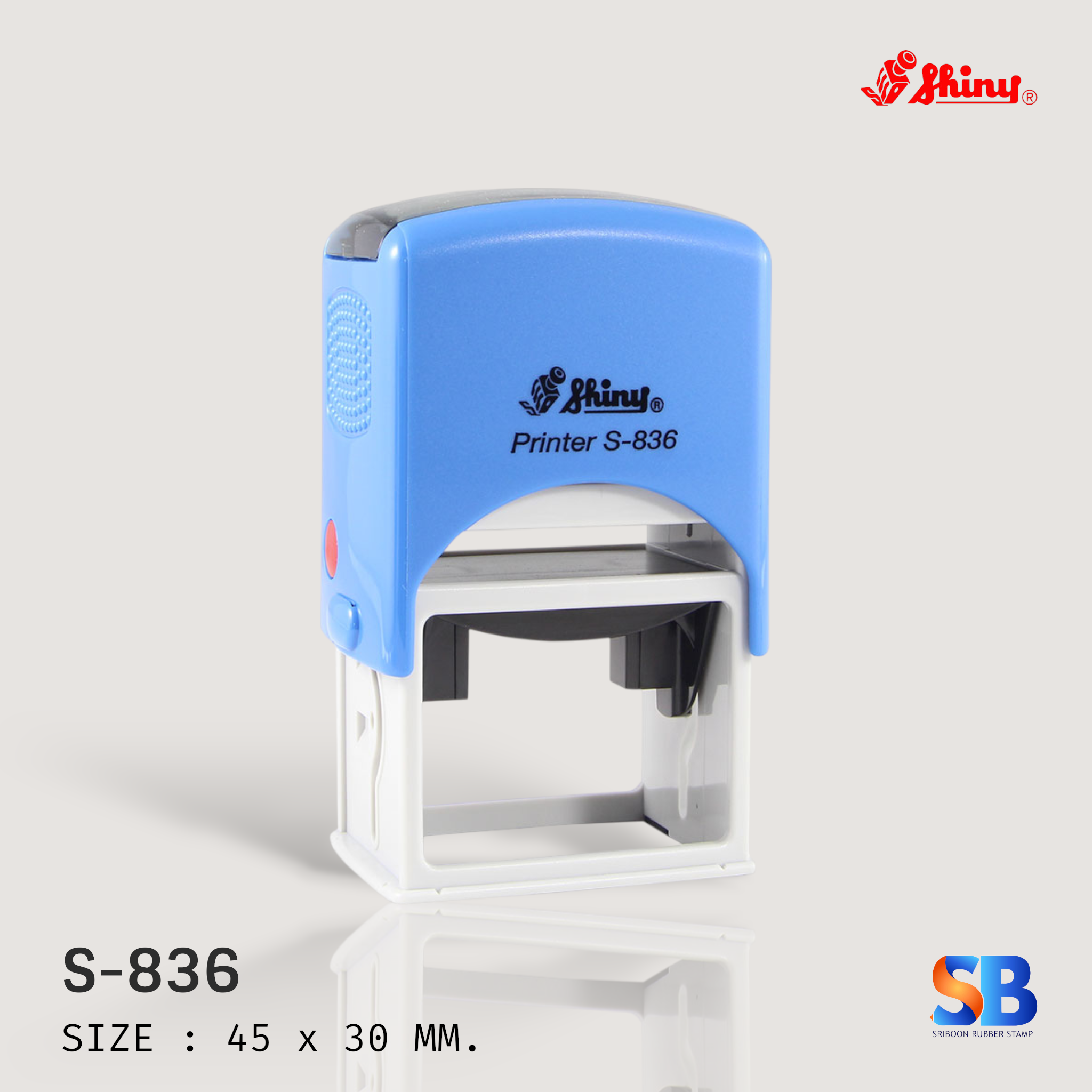 Shiny Printer S-836 Self-Inking Stamp