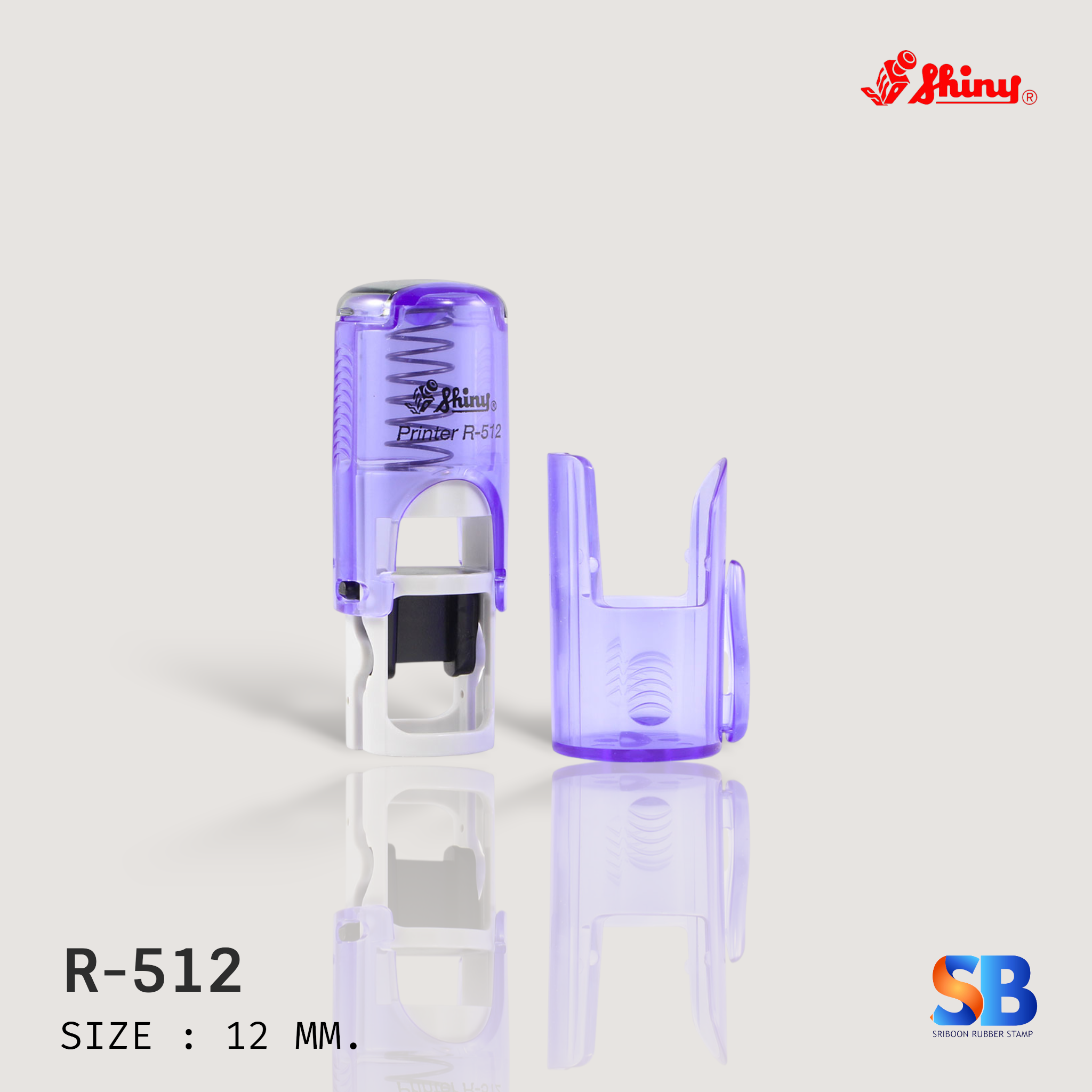 Shiny Printer R-512 Self-Inking Stamp