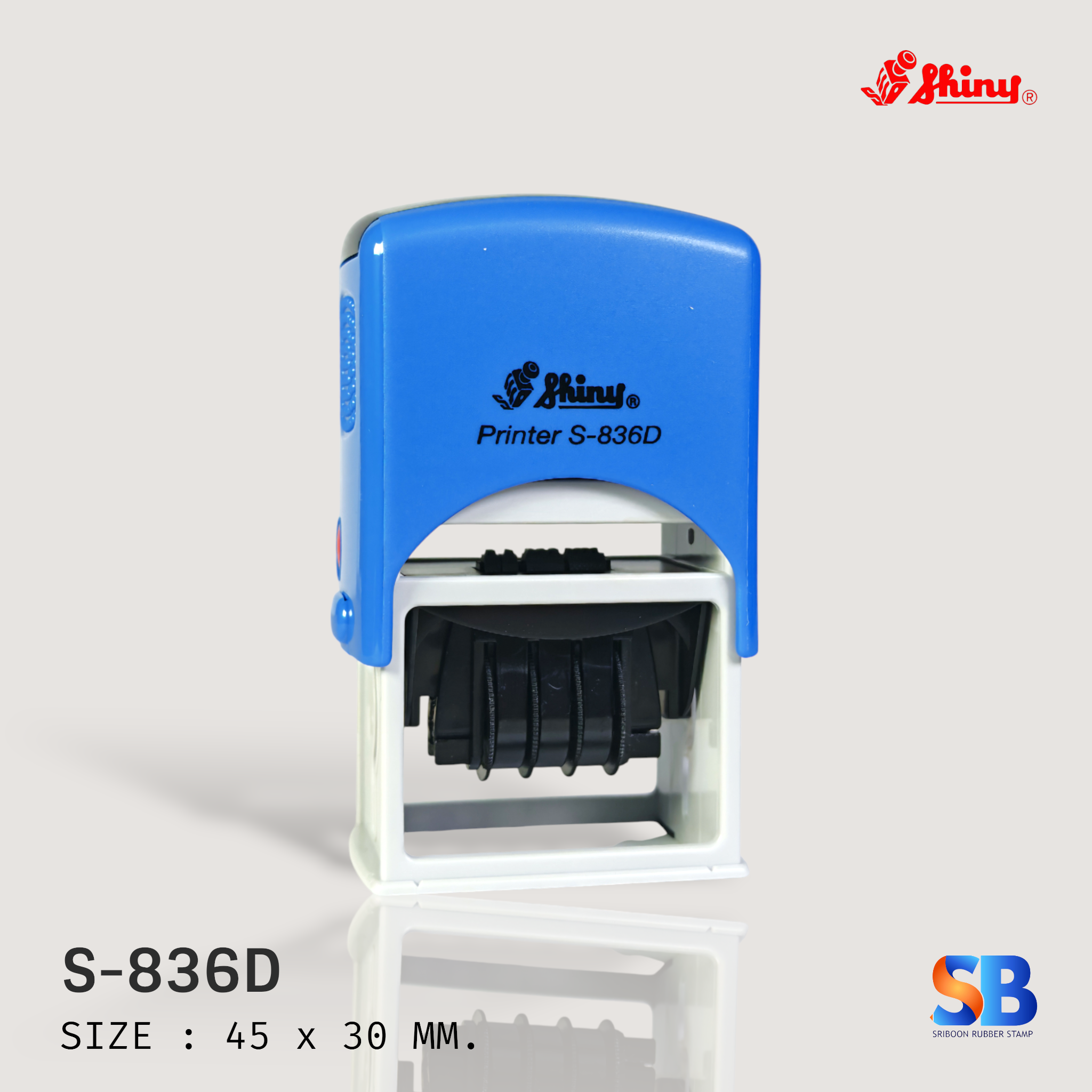 Shiny Printer S-836D Rubber Stamp