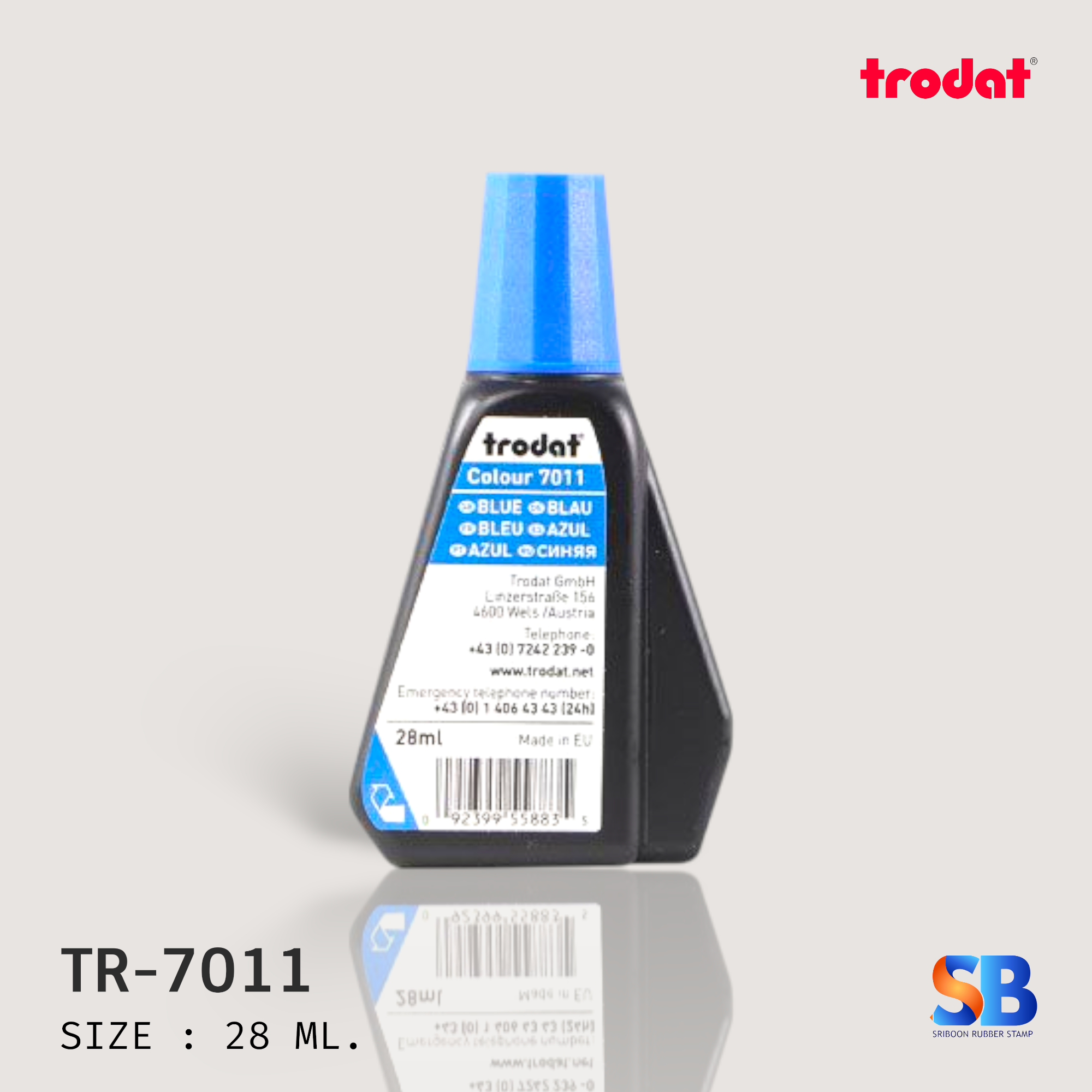 TR-7011 น้ำหมึกตรายาง