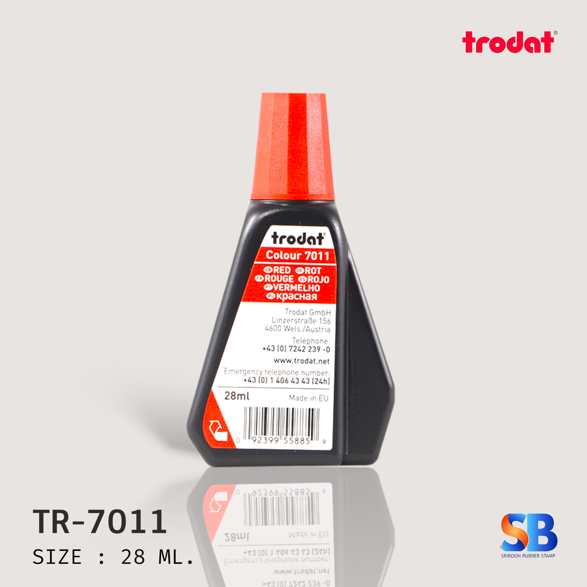 TR-7011 น้ำหมึกตรายาง