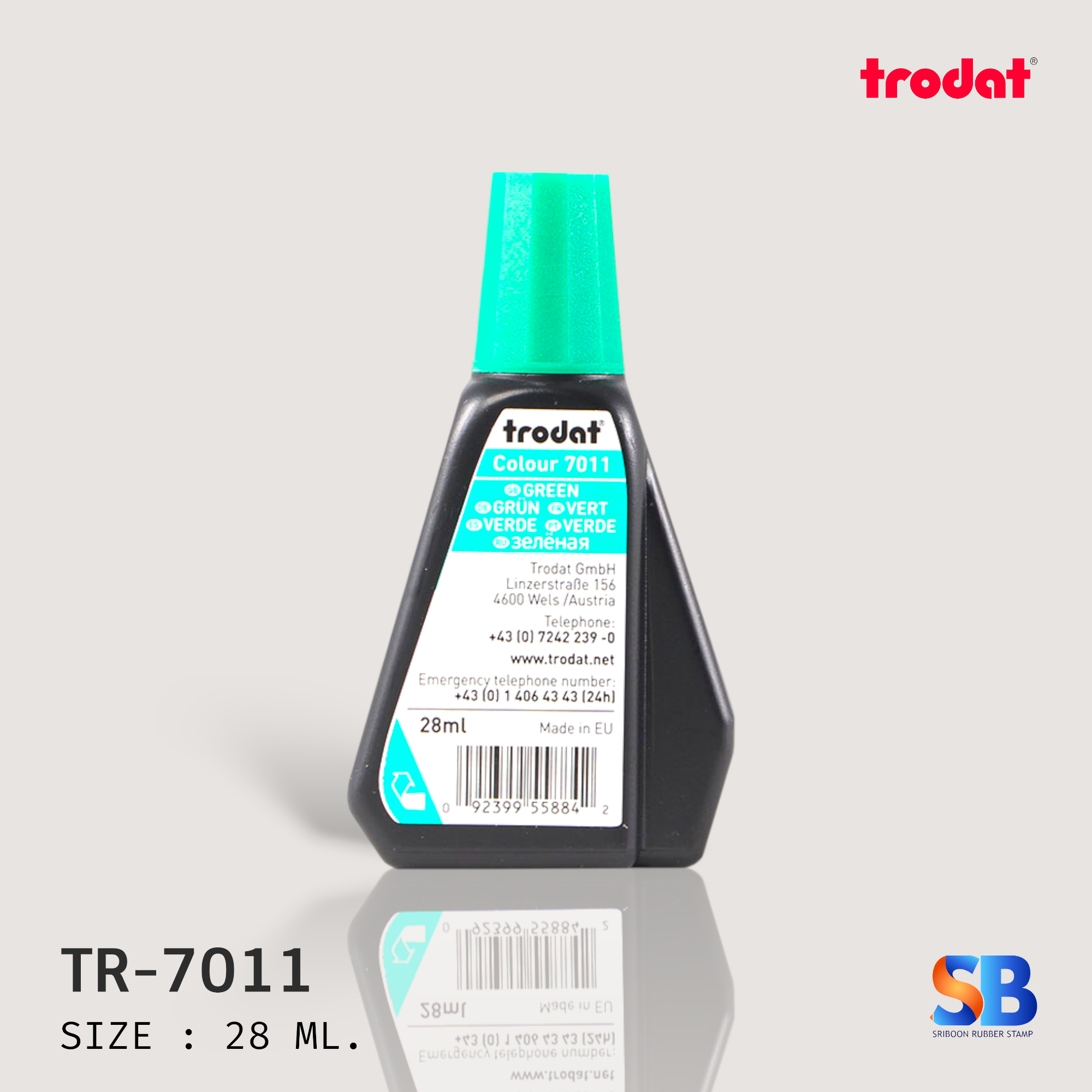 TR-7011 น้ำหมึกตรายาง