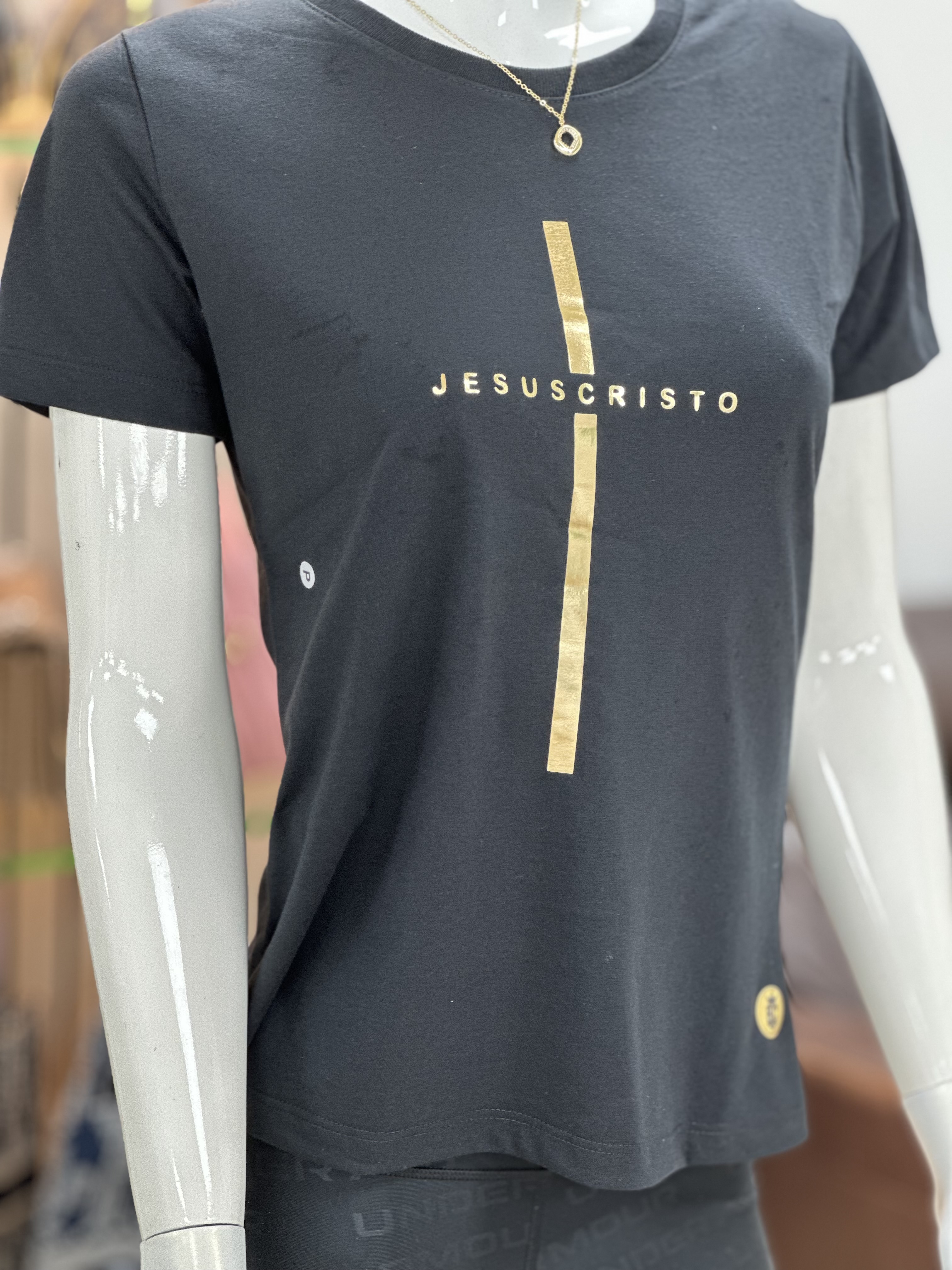 Jesuscristo Black T-Shirt