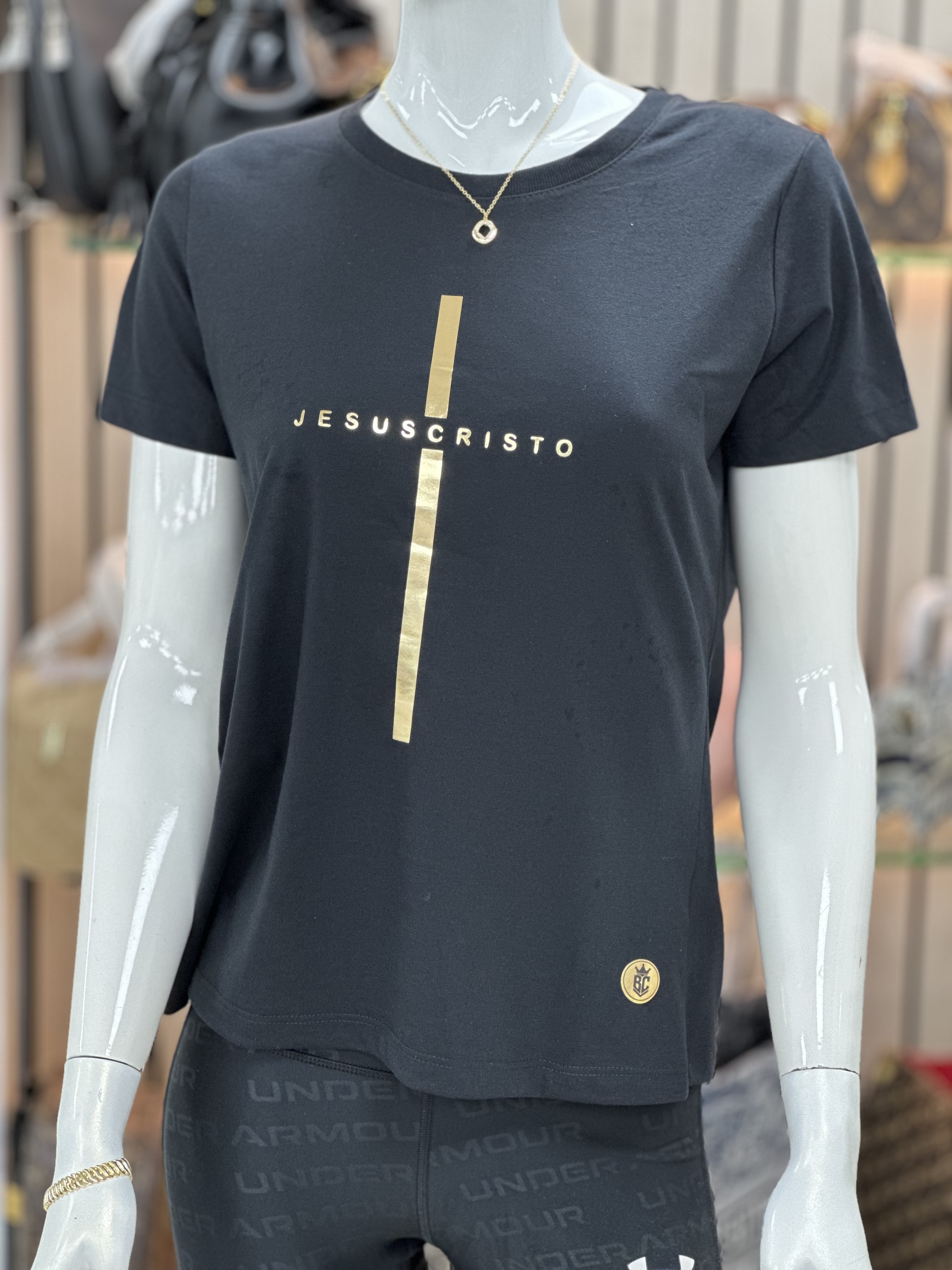 Jesuscristo Black T-Shirt