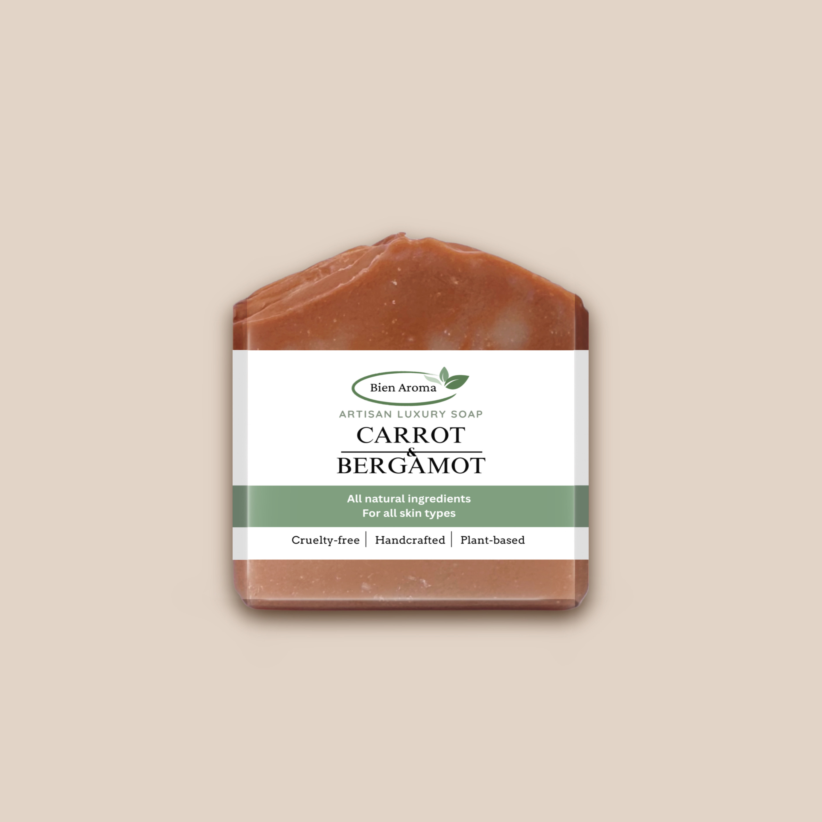 Bien Aroma Carrot & Bergamot Artisan Luxury Soap