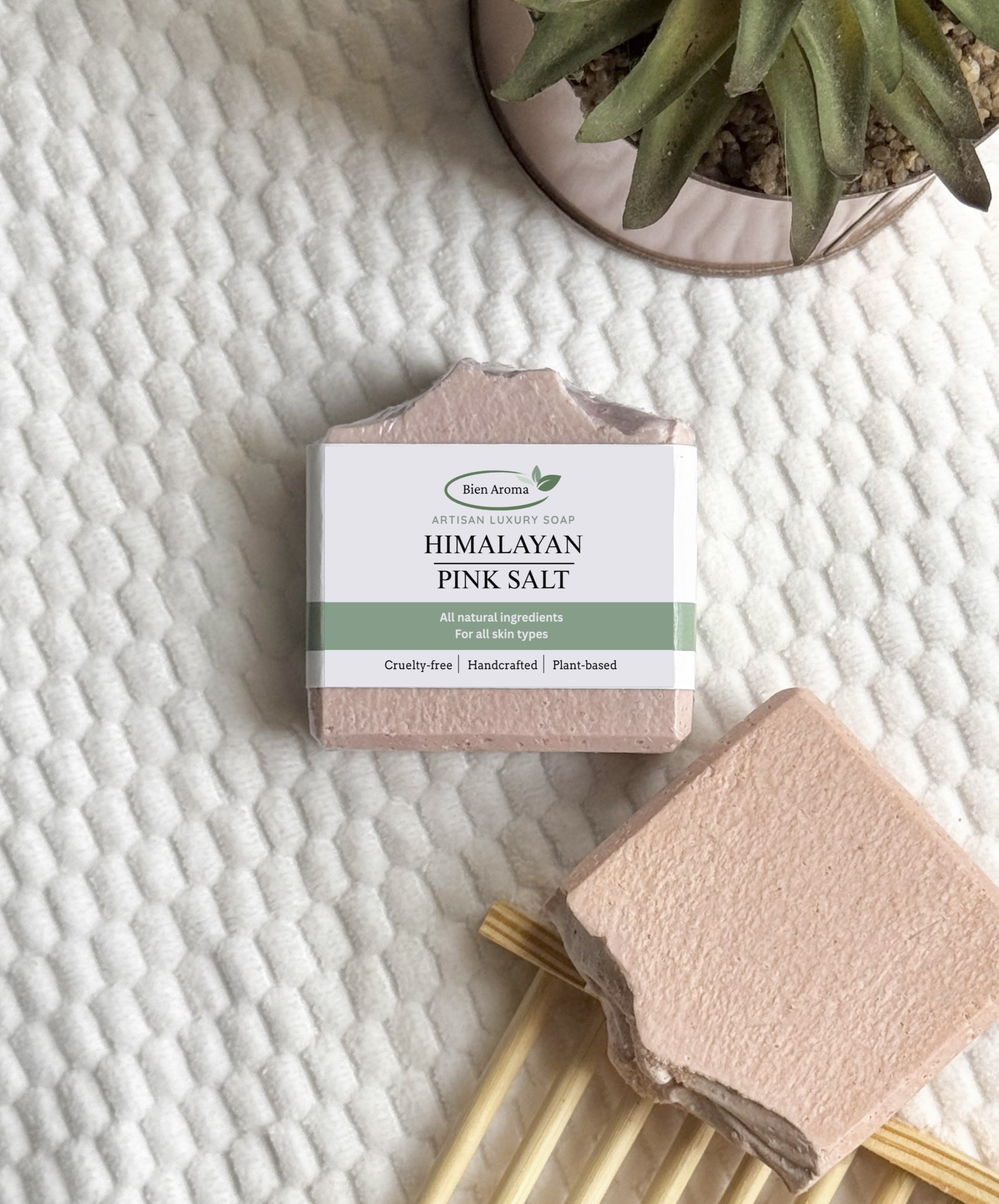Bien Aroma Himalayan Pink Salt Artisan Luxury Soap 