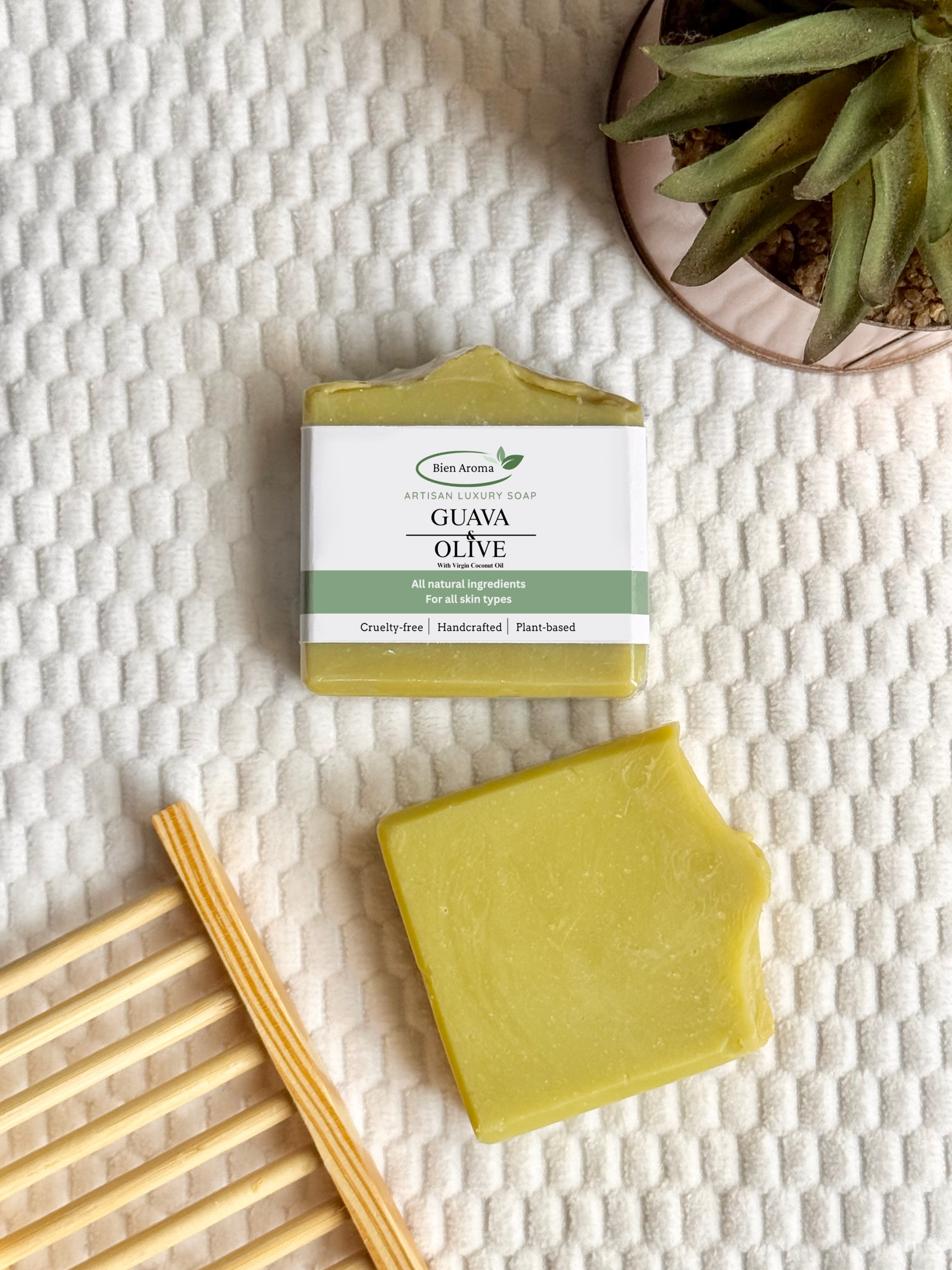 Bien Aroma Guava & Olive Soap with VCO Artisan Luxury Soap