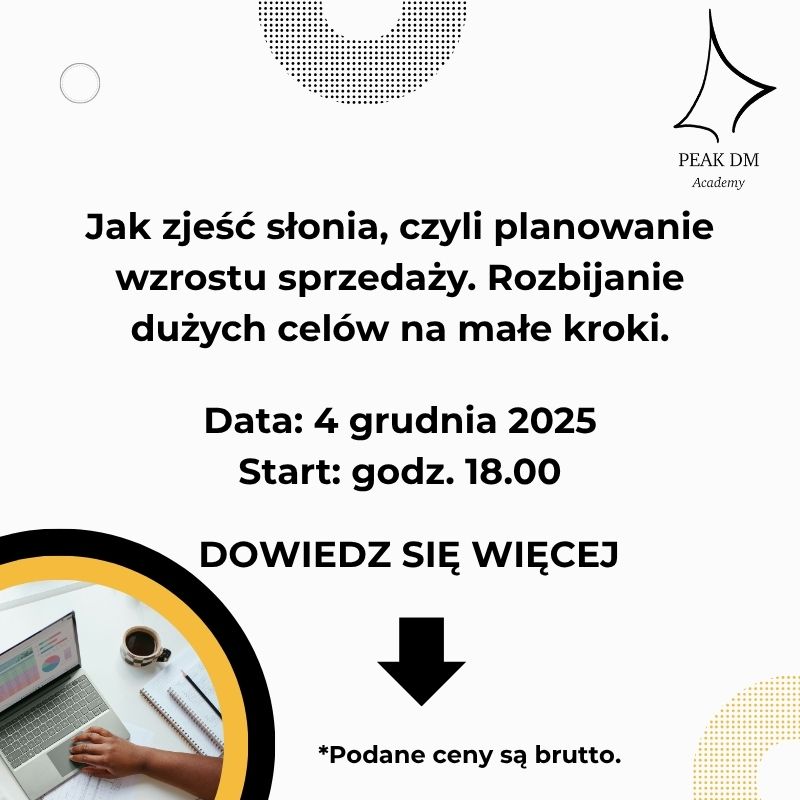 Jak zjeść słonia – czyli planowanie wzrostu sprzedaży