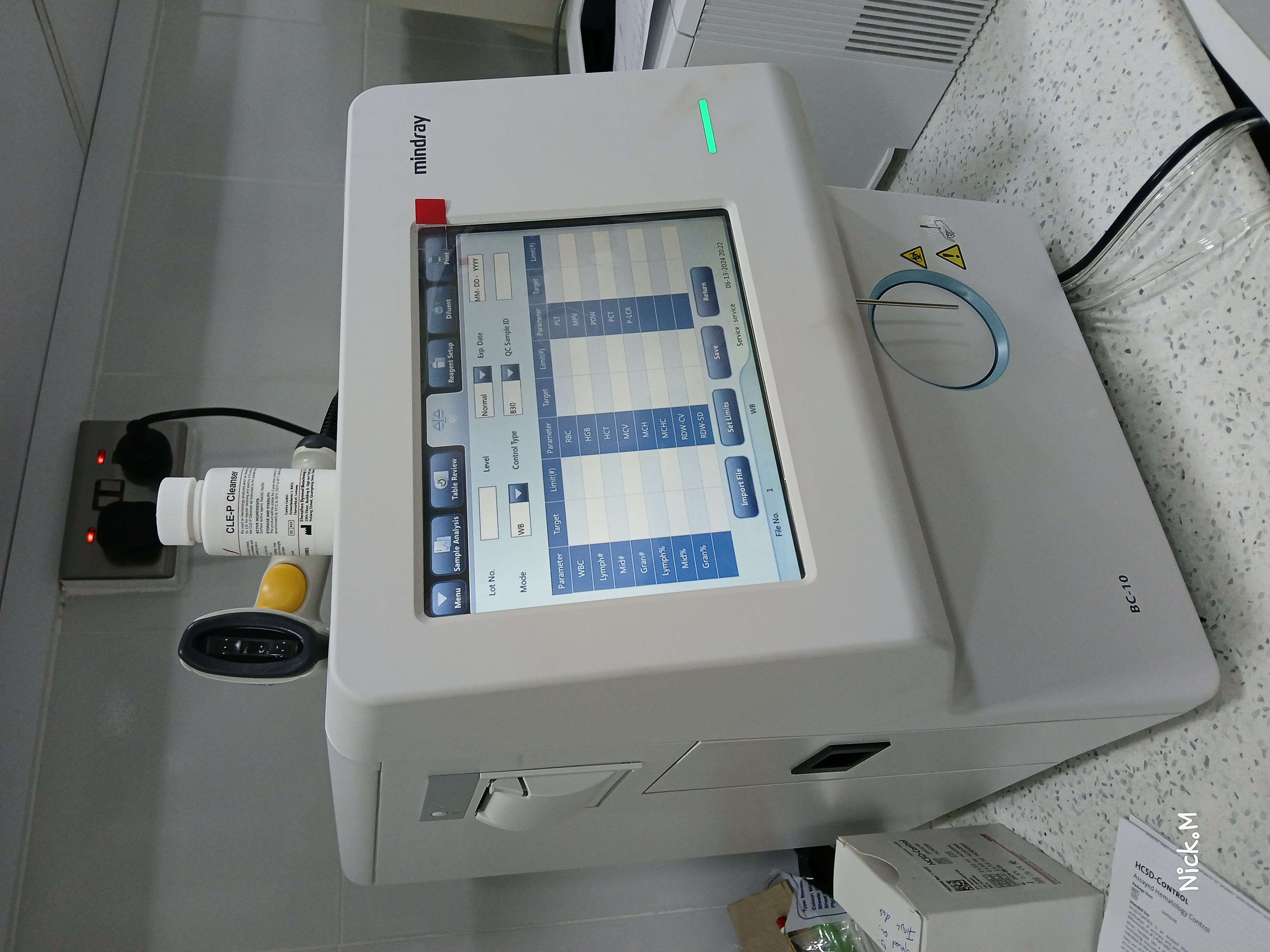 Mindray BC-10 Hematology Analyzer