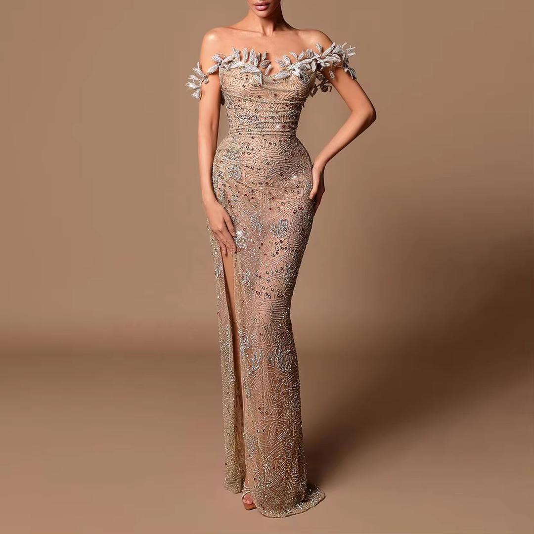 Elegant Embellished Evening Gown