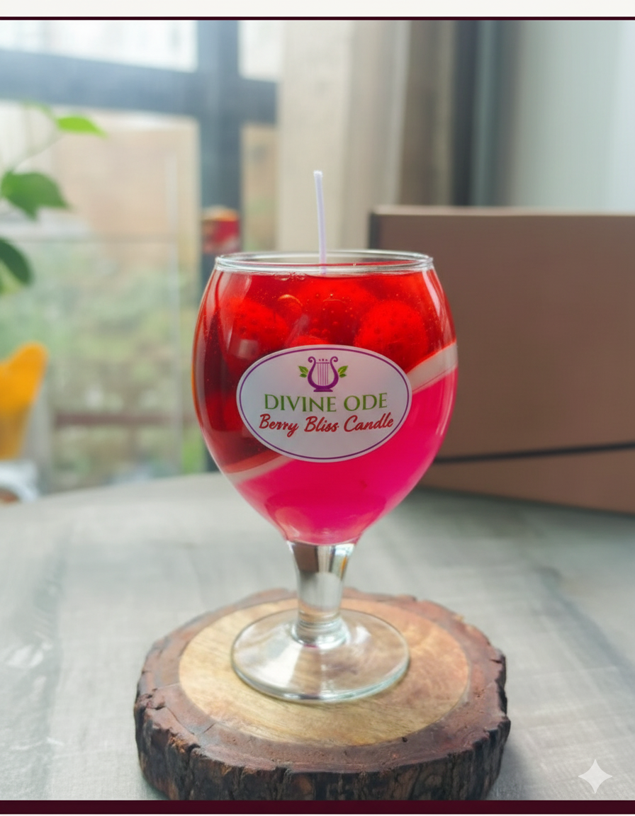 Strawberry Cocktail Candle