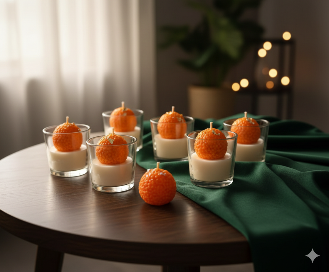 Ladoo Shot Candles