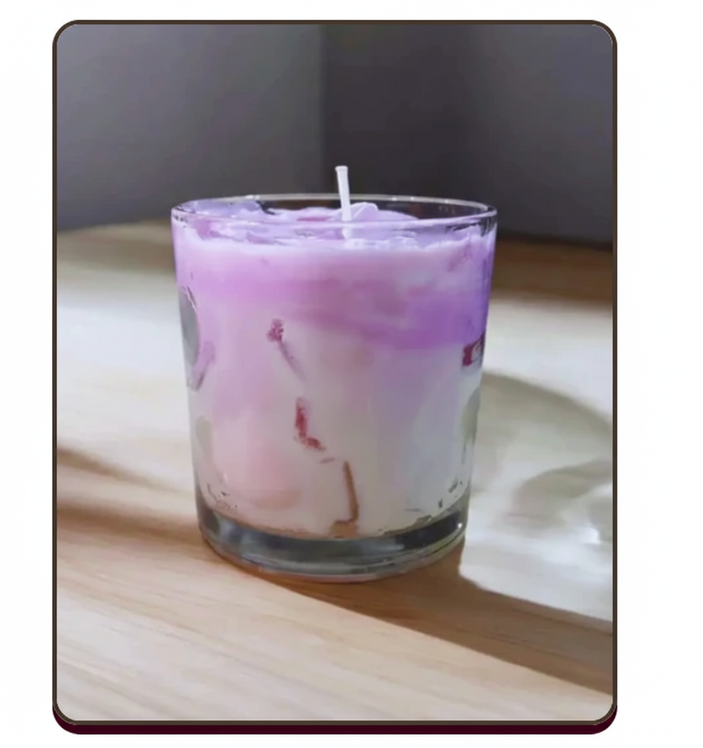 Lavender Latte Candle