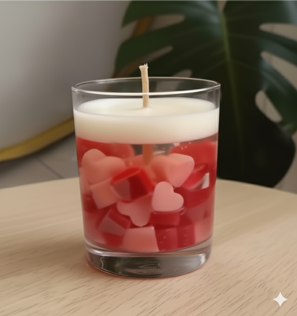 Heart Bloom Candle