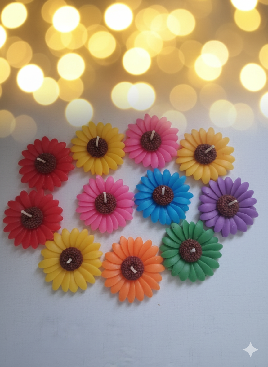 Floating Sunflower Candle (Pack of 1)