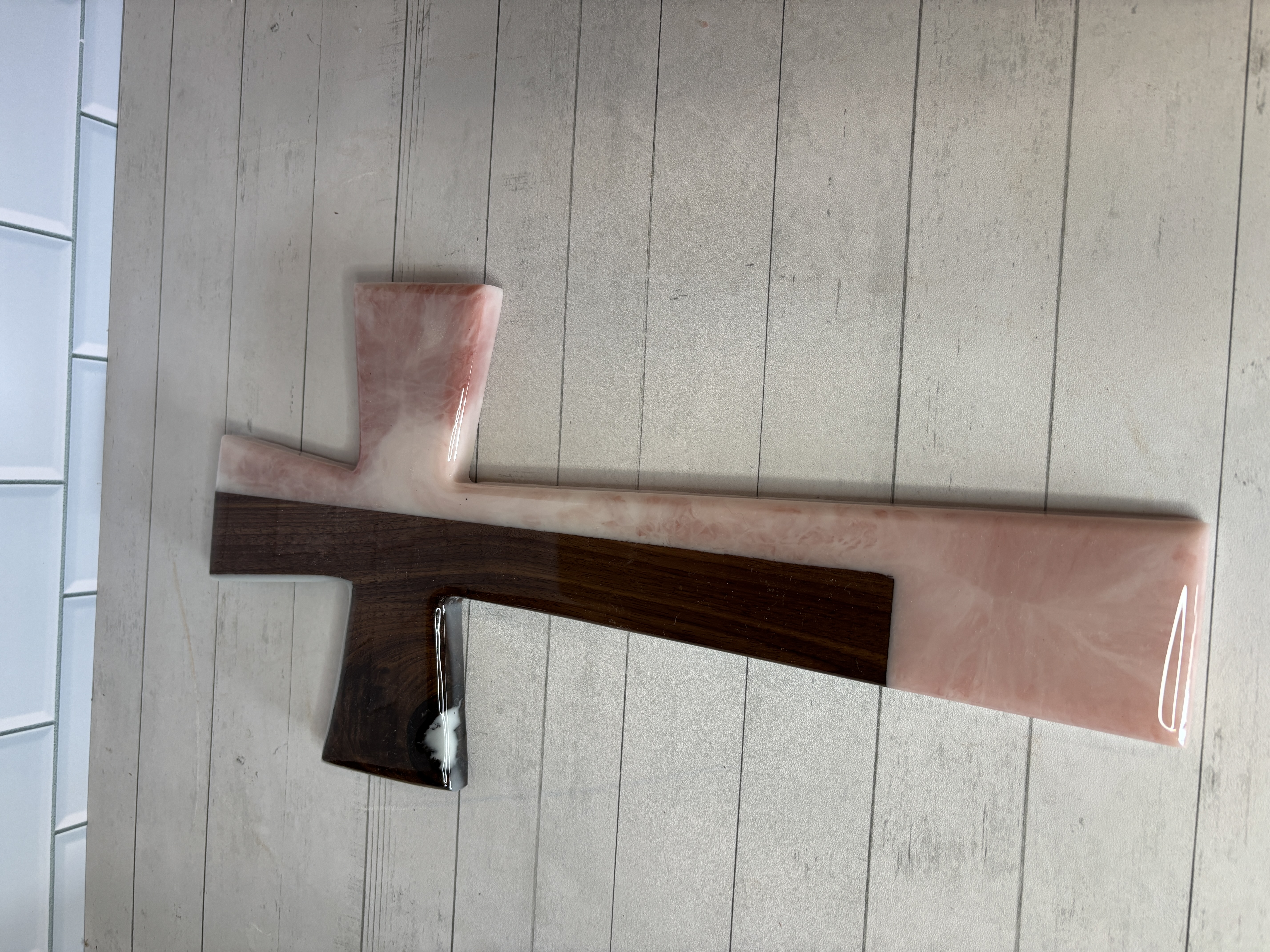 Epoxy and Wood Crosses