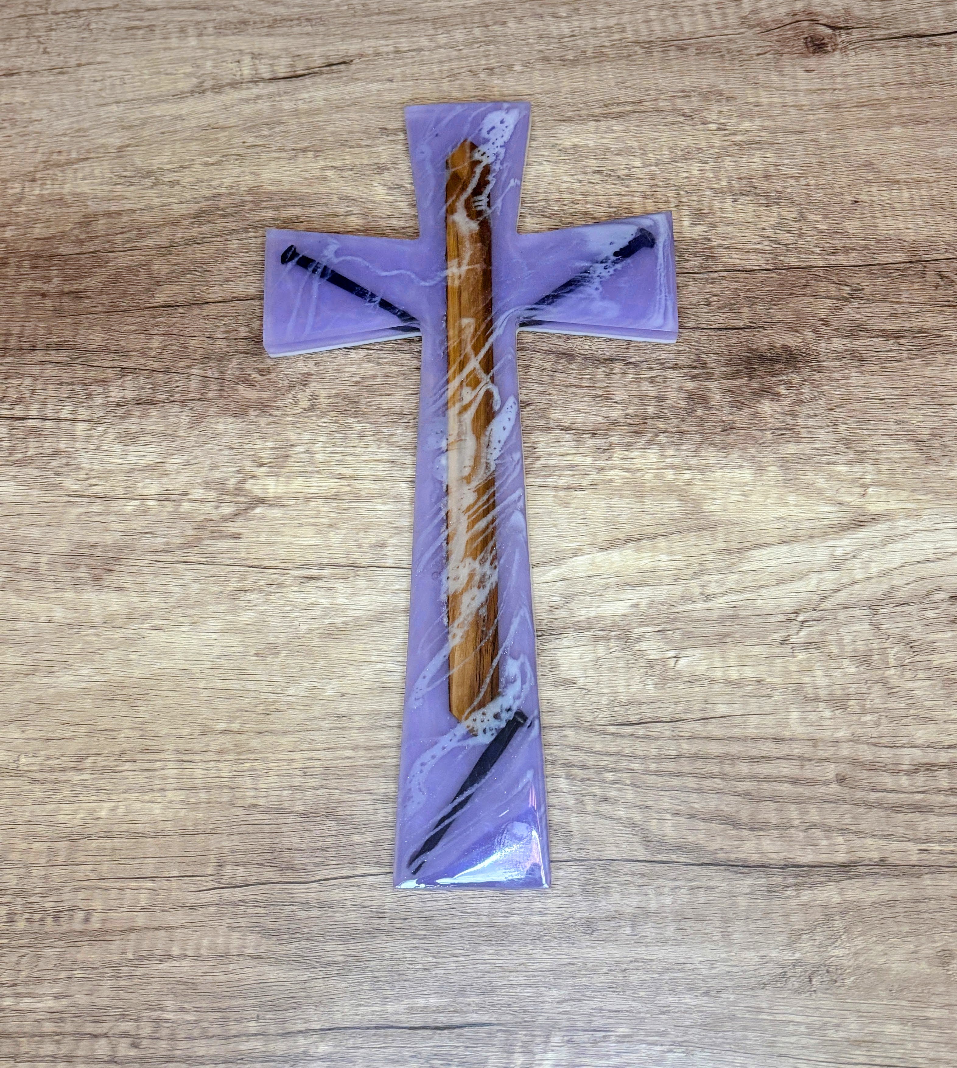Epoxy and Wood Crosses