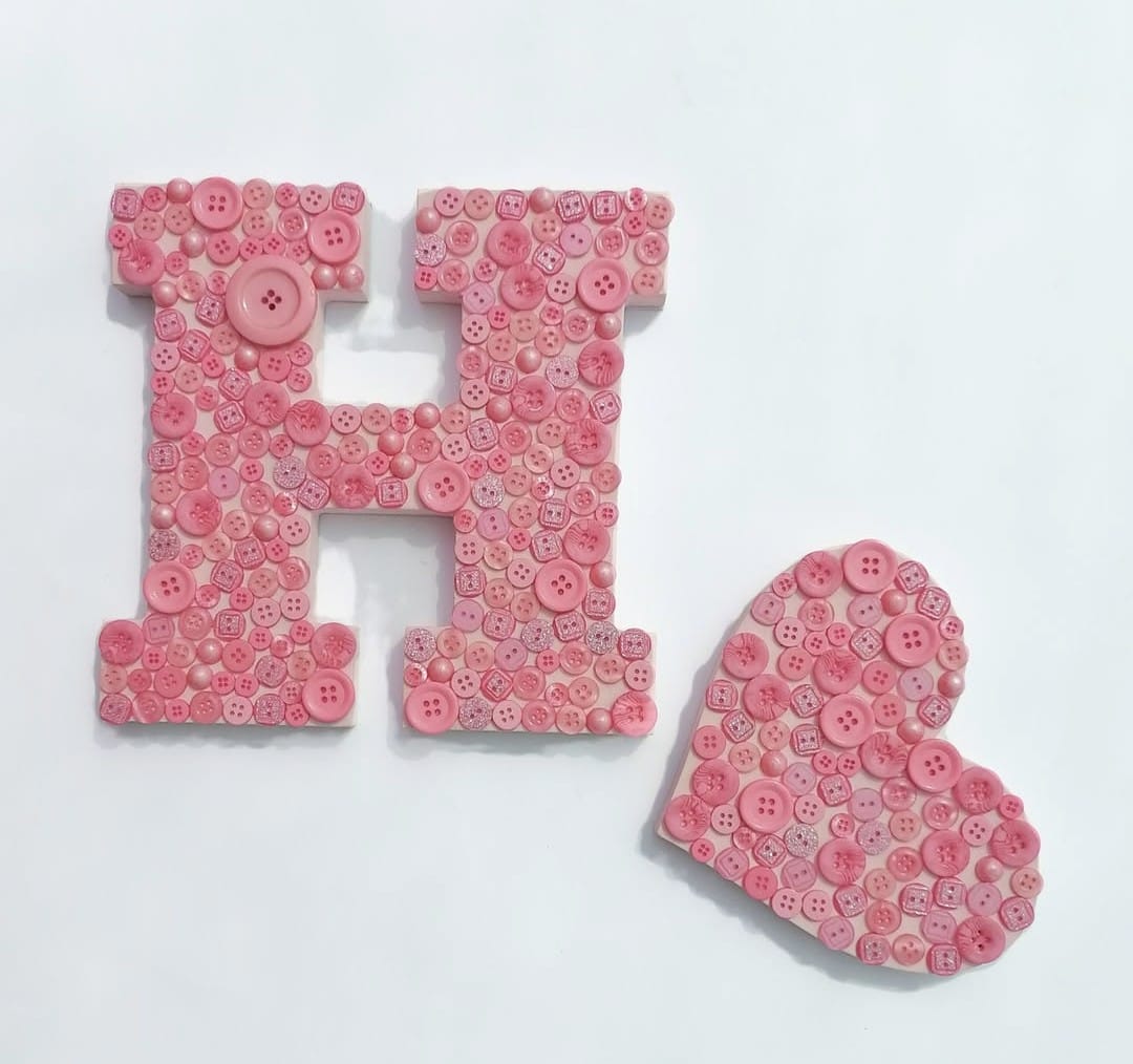 Button Alphabets 