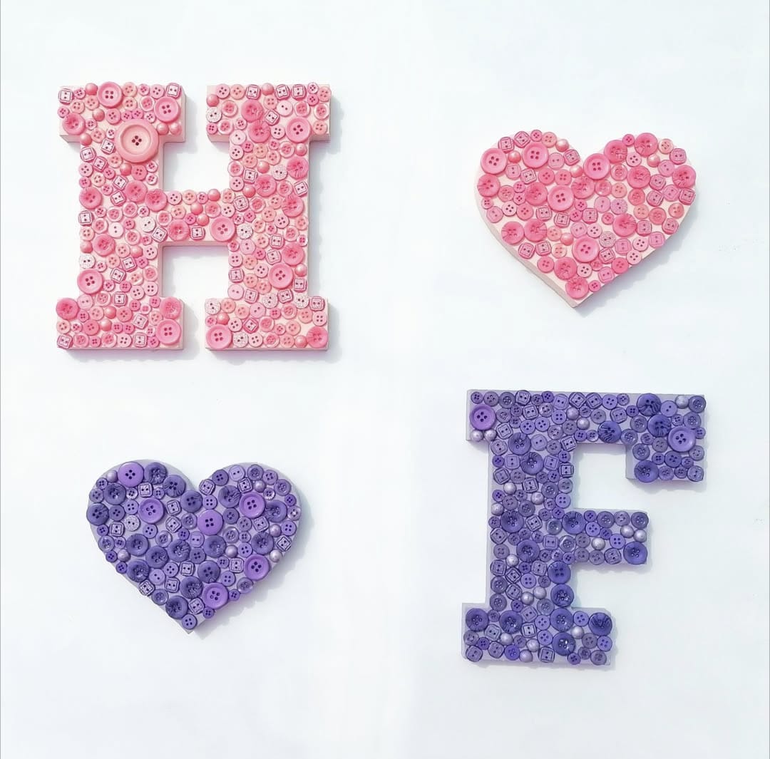 Button Alphabets 
