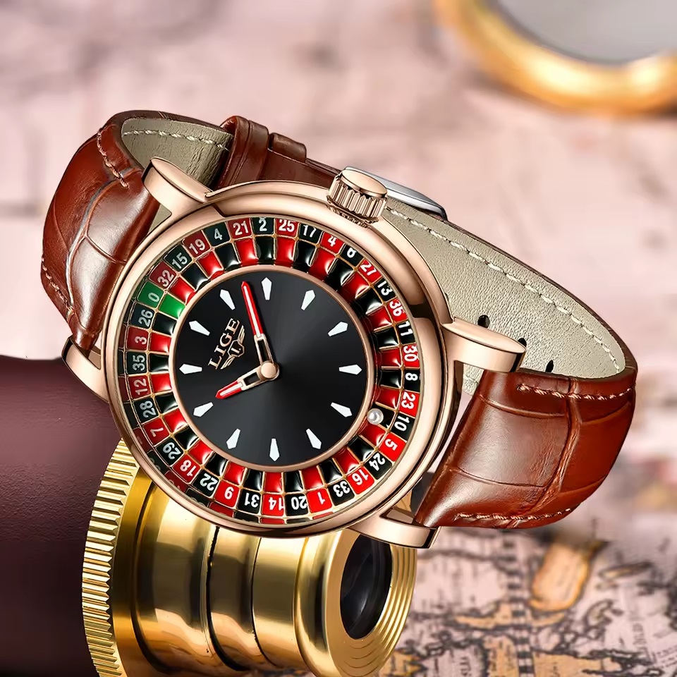 Годинник Казино Рулетка омаж Jacob & Co. Casino Tourbillon золото