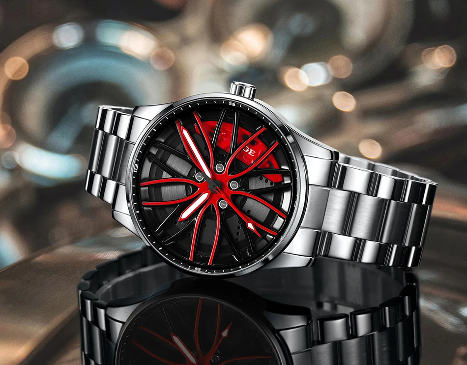 Чоловічий годинник  Racing-style men's watch антрацит LG89177D
