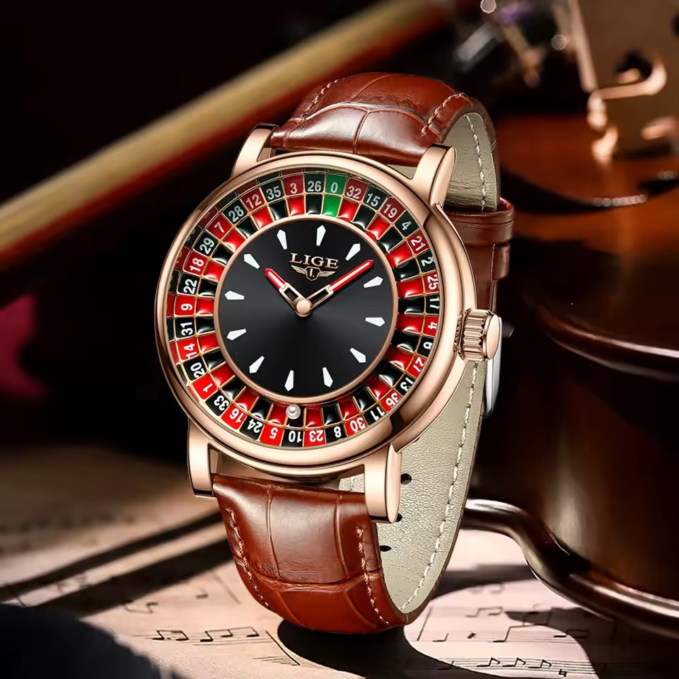 Годинник Казино Рулетка омаж Jacob & Co. Casino Tourbillon золото