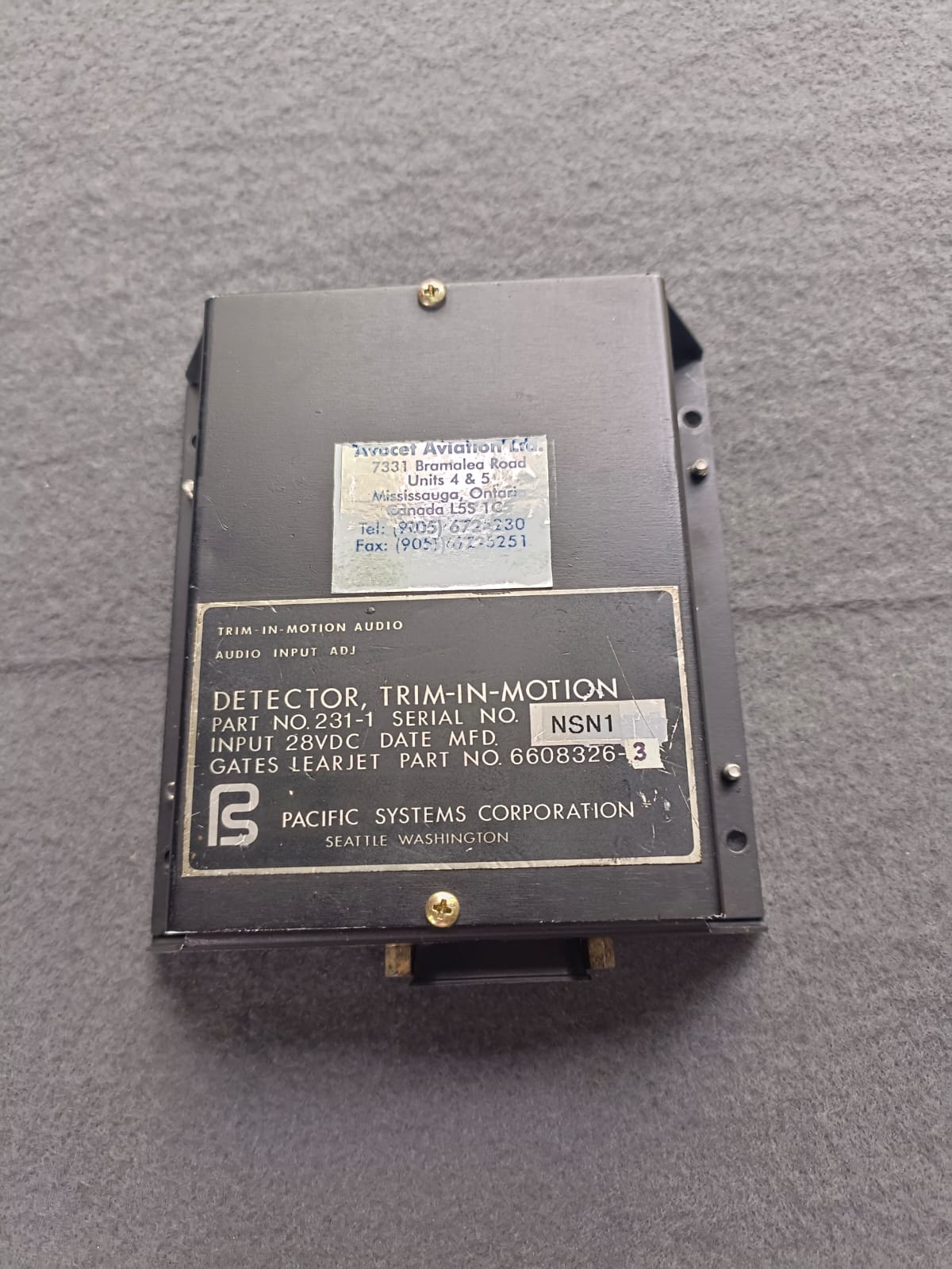 Trim In Motion Detector